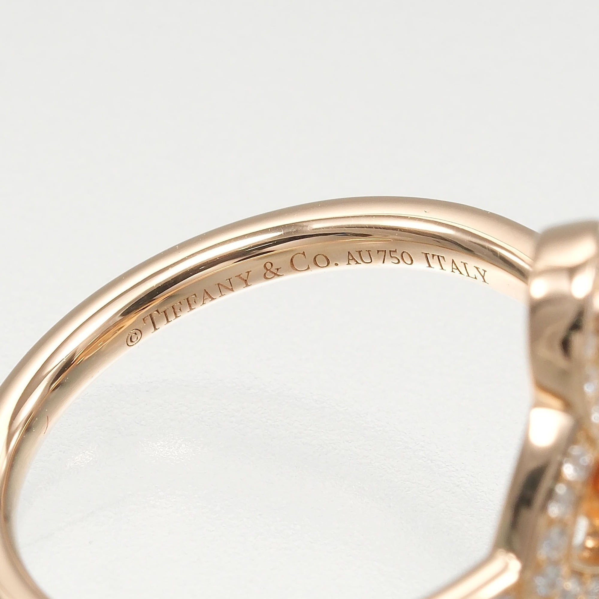 Tiffany Pink Gold (18K) Band Ring (Pre-Owned)
