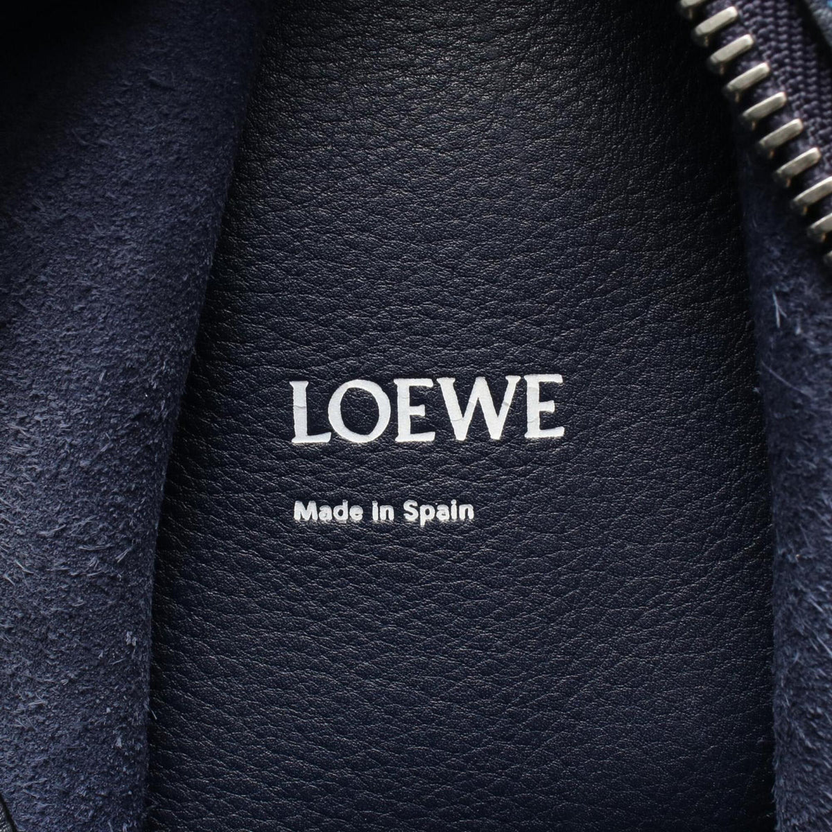 Loewe Navy Leather Fanny Pack Handbag (Pre-Owned)