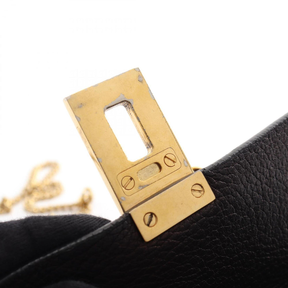 Chloé Black Leather Handbag Shoulder Bag (Pre-Owned)