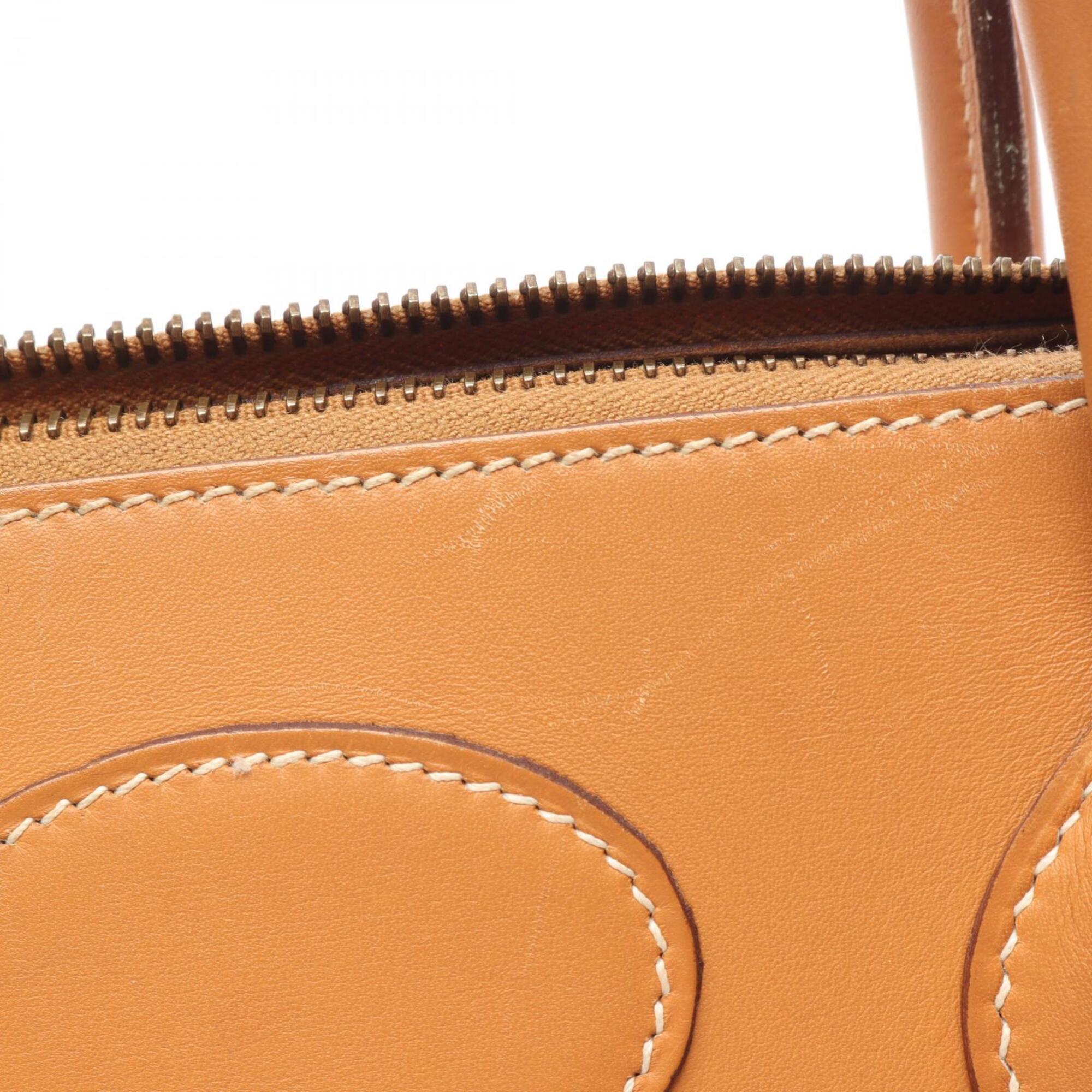Hermes Brown Natural Chamonix Leather Handbag (Pre-Owned)