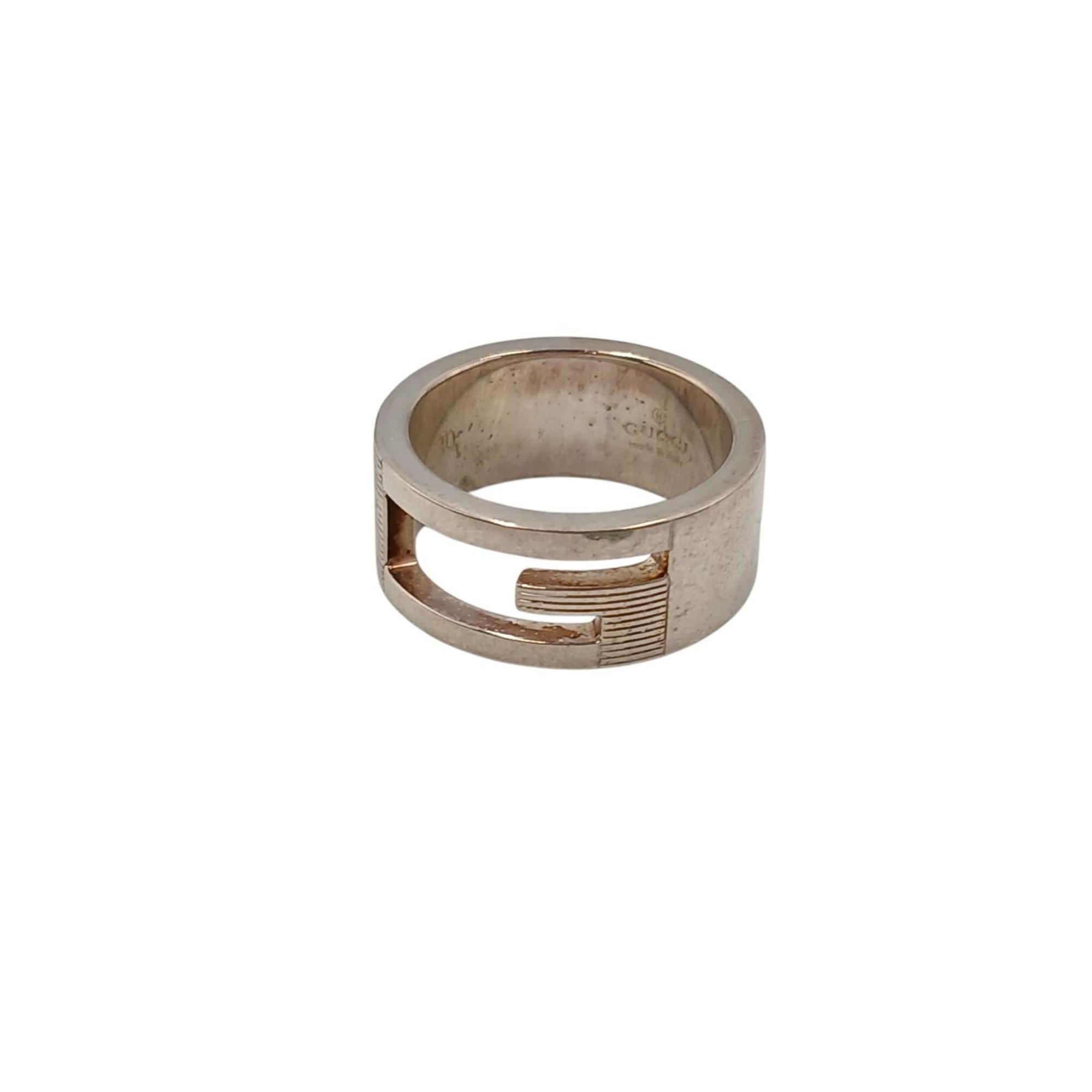 Gucci Silver Silver 925 Band Ring (Pre-Owned)