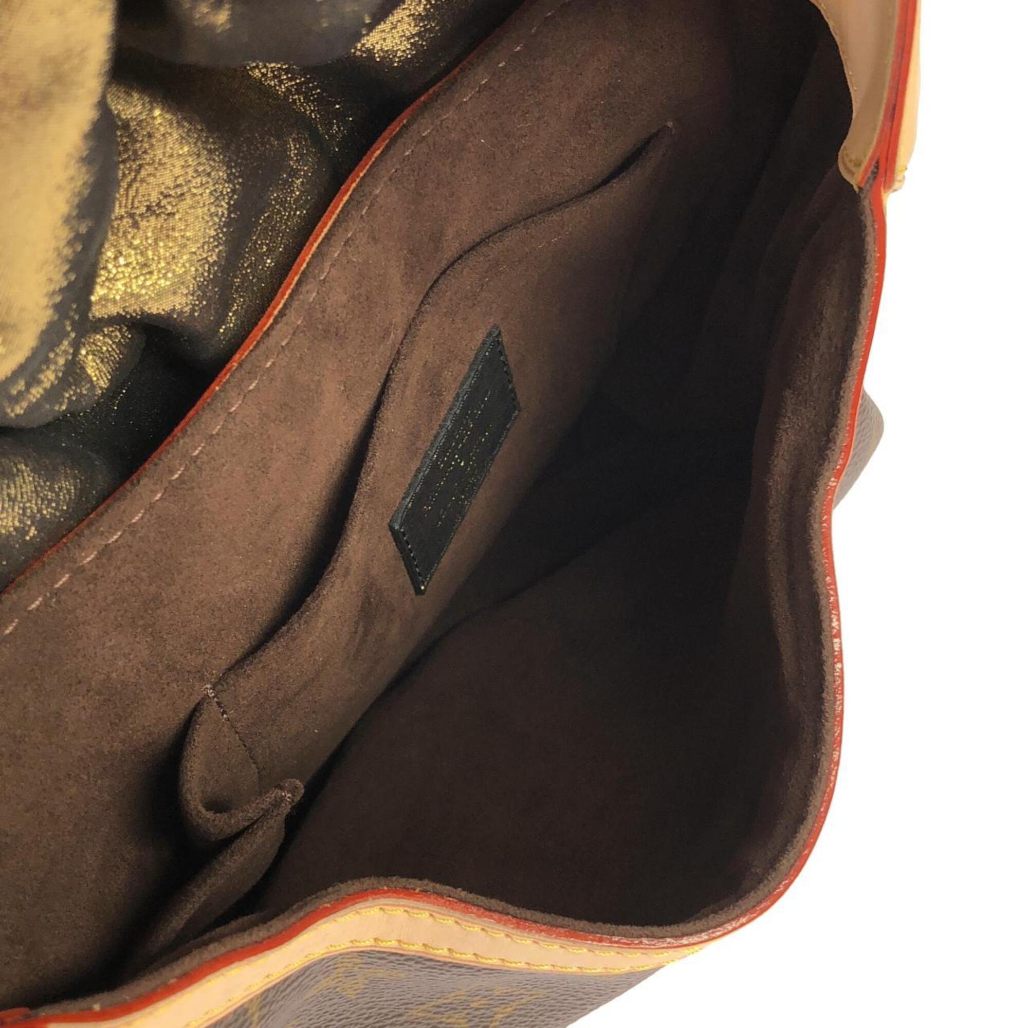Louis Vuitton Brown Coated Canvas Handbag (Pre-Owned)