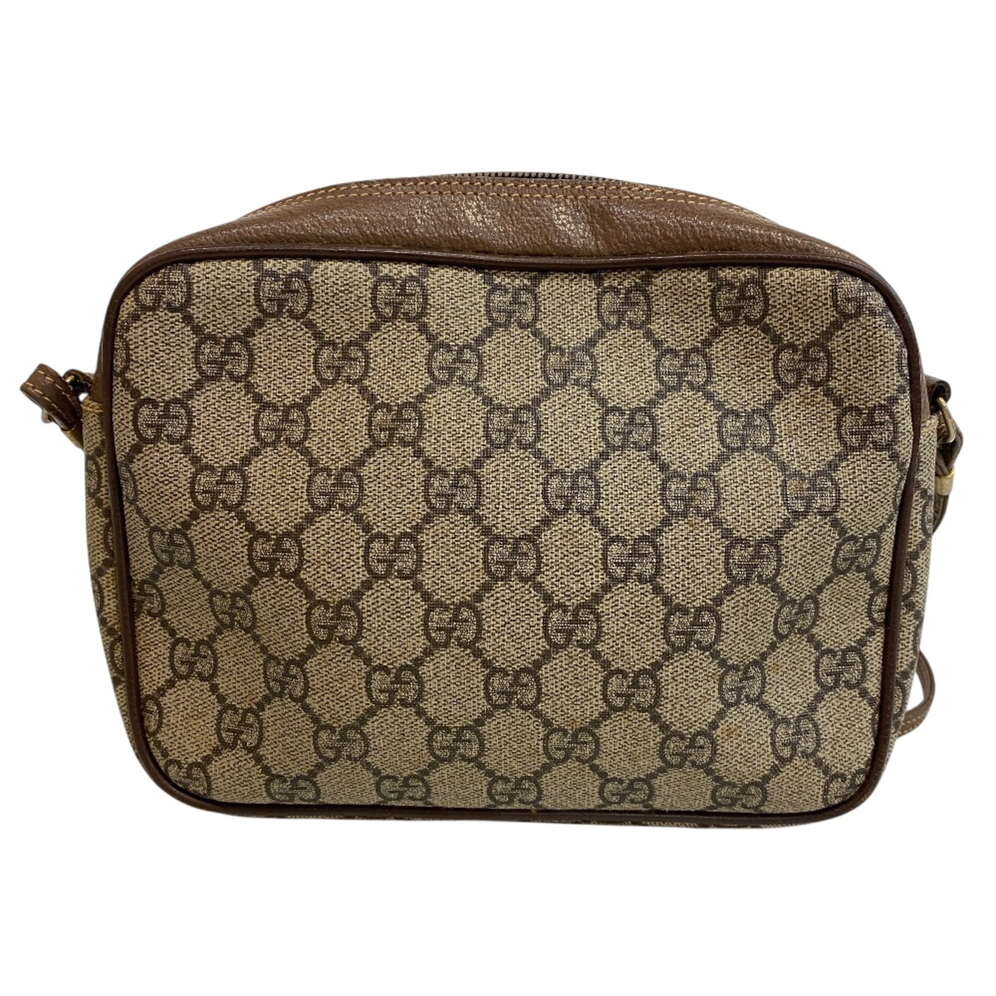 Gucci Brown Pvc Pochette Shoulder Bag (Pre-Owned)
