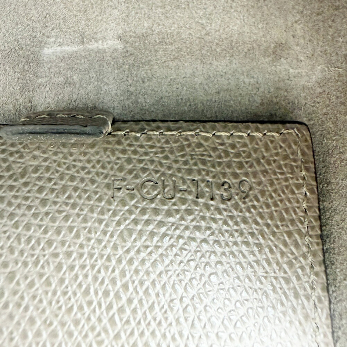 Celine Grayish Leather Shoulder Bag Tote Bag (Pre-Owned)