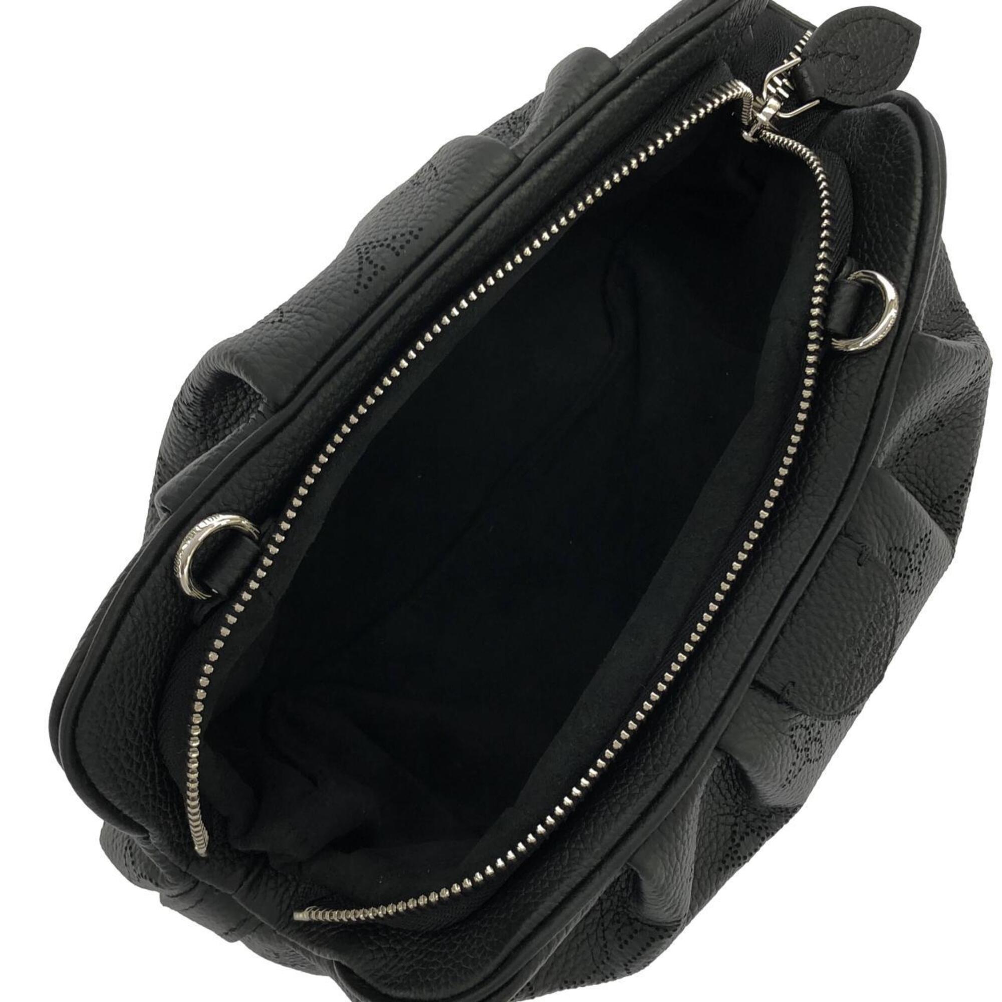 Louis Vuitton Black Leather Shoulder Bag (Pre-Owned)