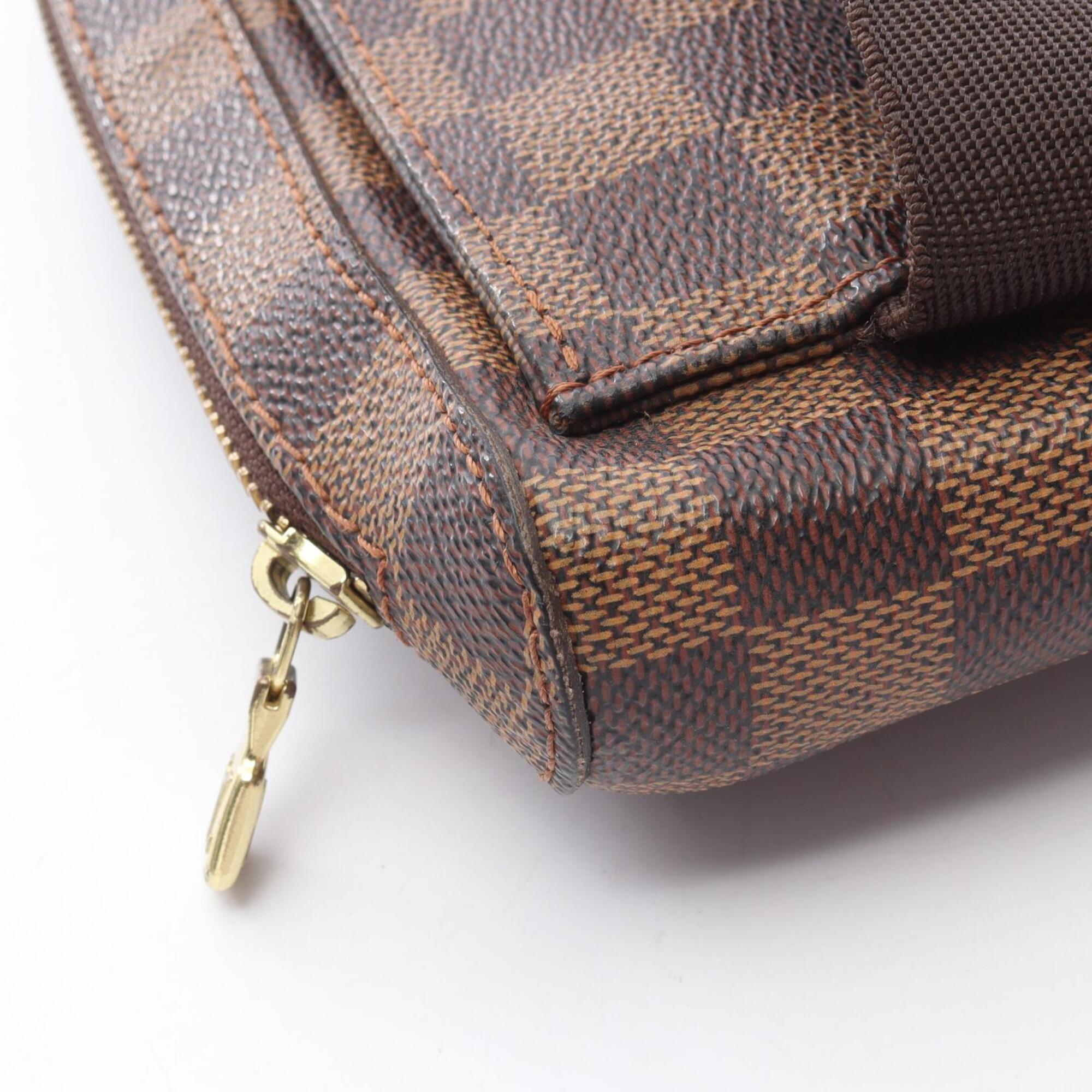 Louis Vuitton Brown Ebene Coated Canvas Fanny Pack Handbag (Pre-Owned)