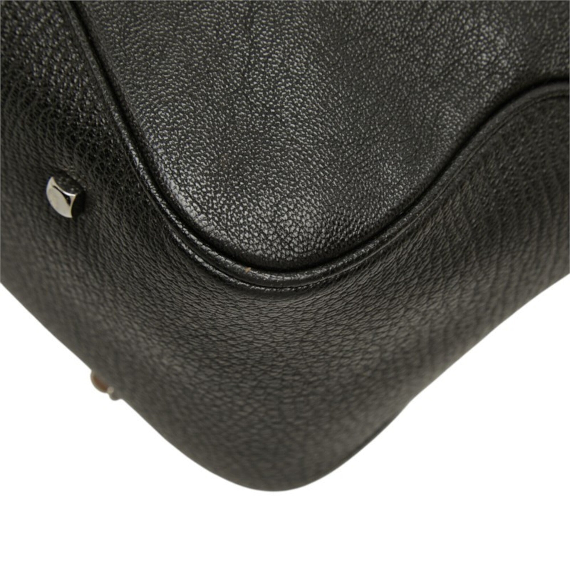 Salvatore Ferragamo Black Leather Handbag (Pre-Owned)