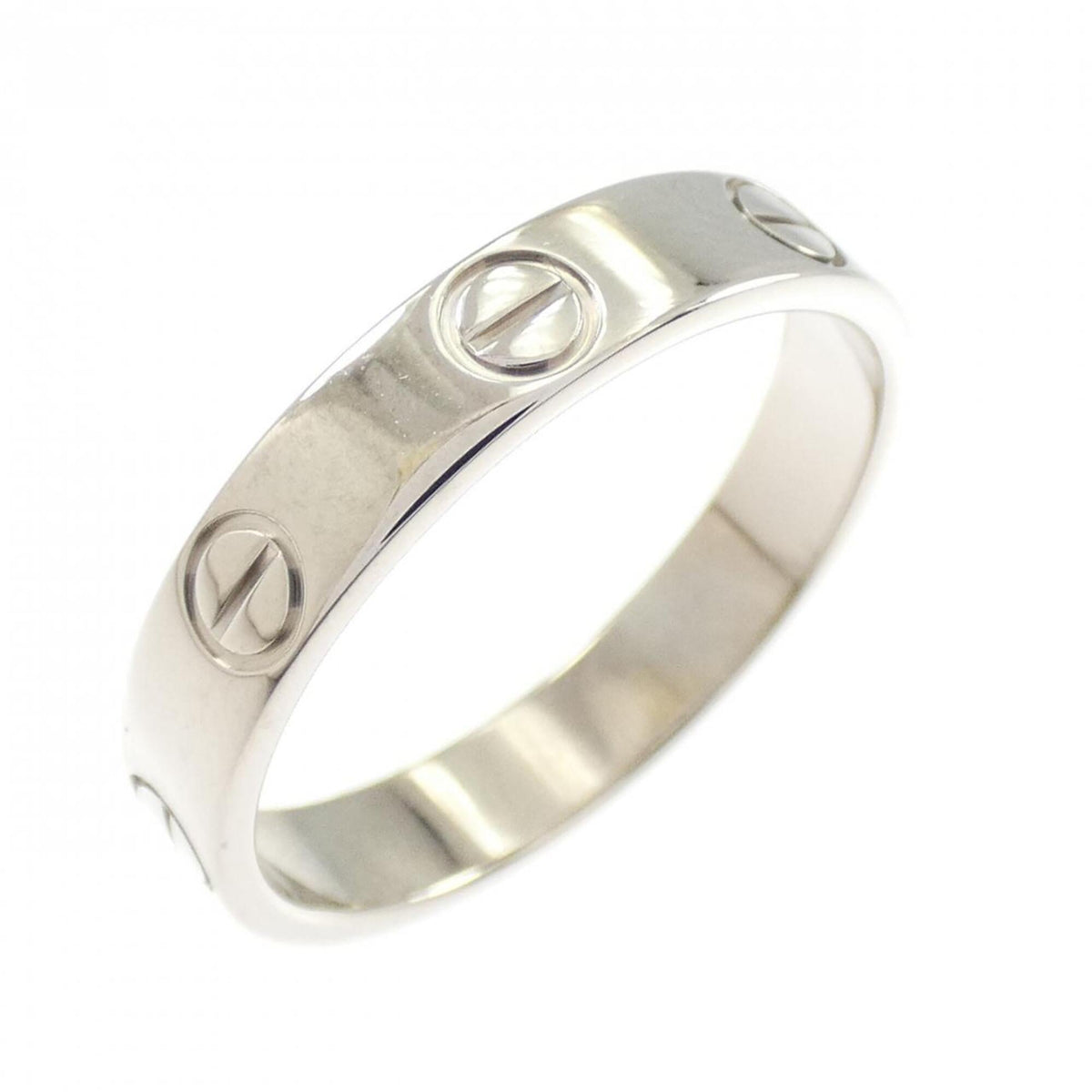 Cartier White Gold White Gold (18K) Band Ring (Pre-Owned)