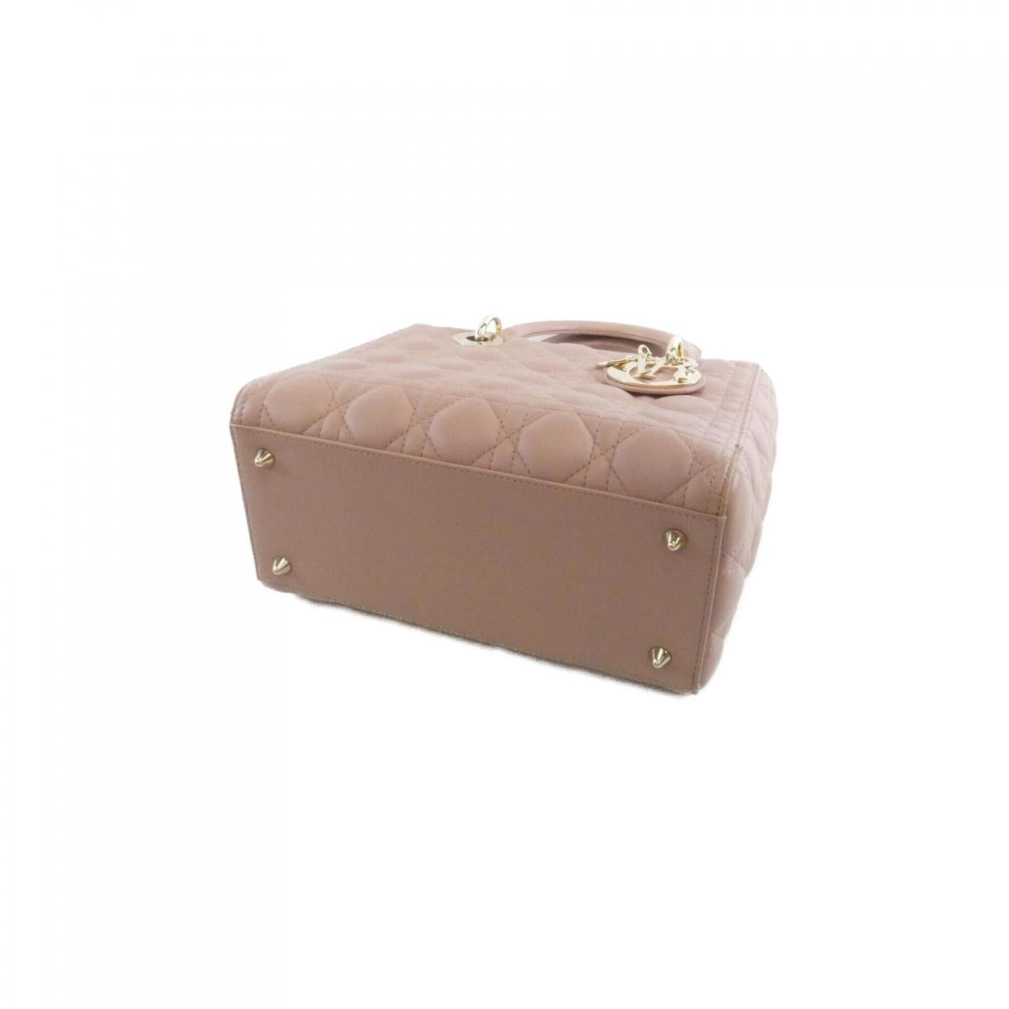 Christian Dior Pink Leather Handbag (Pre-Owned)