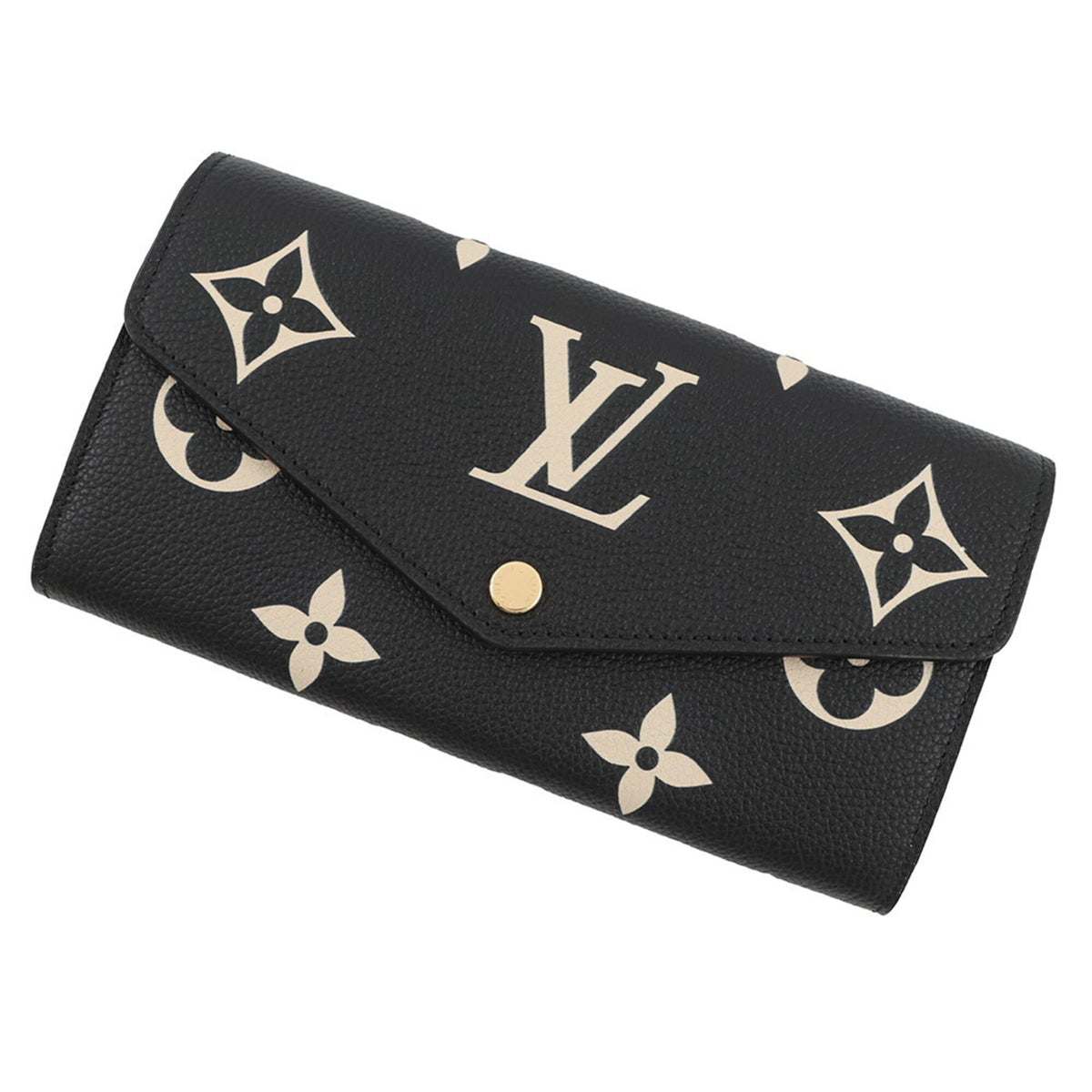 Louis Vuitton Beige Noir Monogram Empreinte Coin Purse/Coin Case (Pre-Owned)