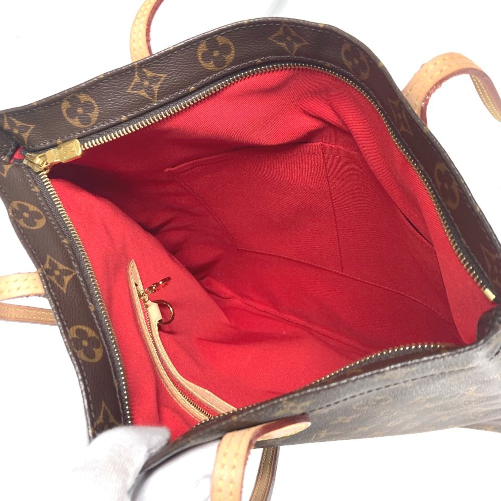 Louis Vuitton Brown Monogram Monogram Pouch Shoulder Bag Tote Bag (Pre-Owned)