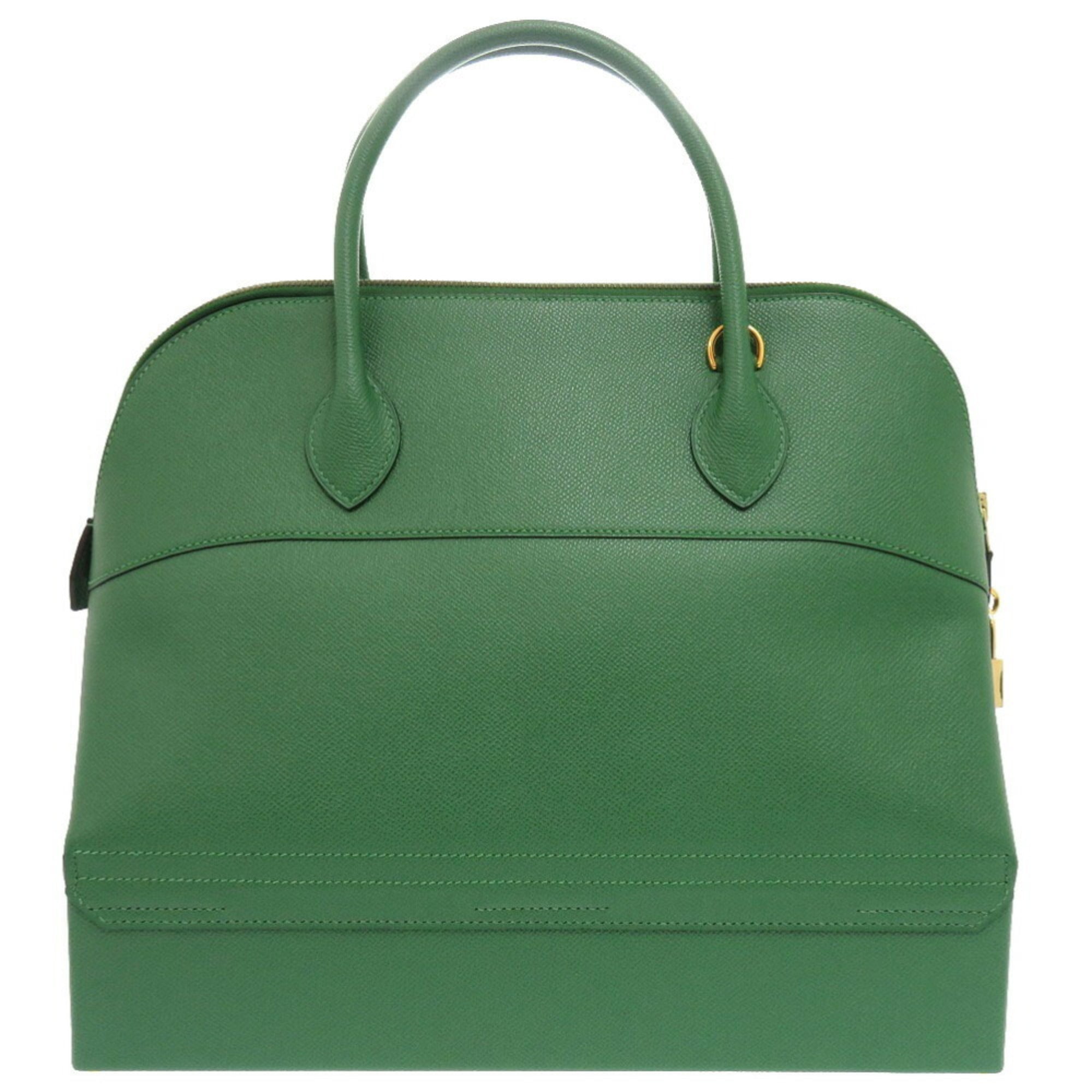 Hermes Vert Courchevel Leather Handbag (Pre-Owned)