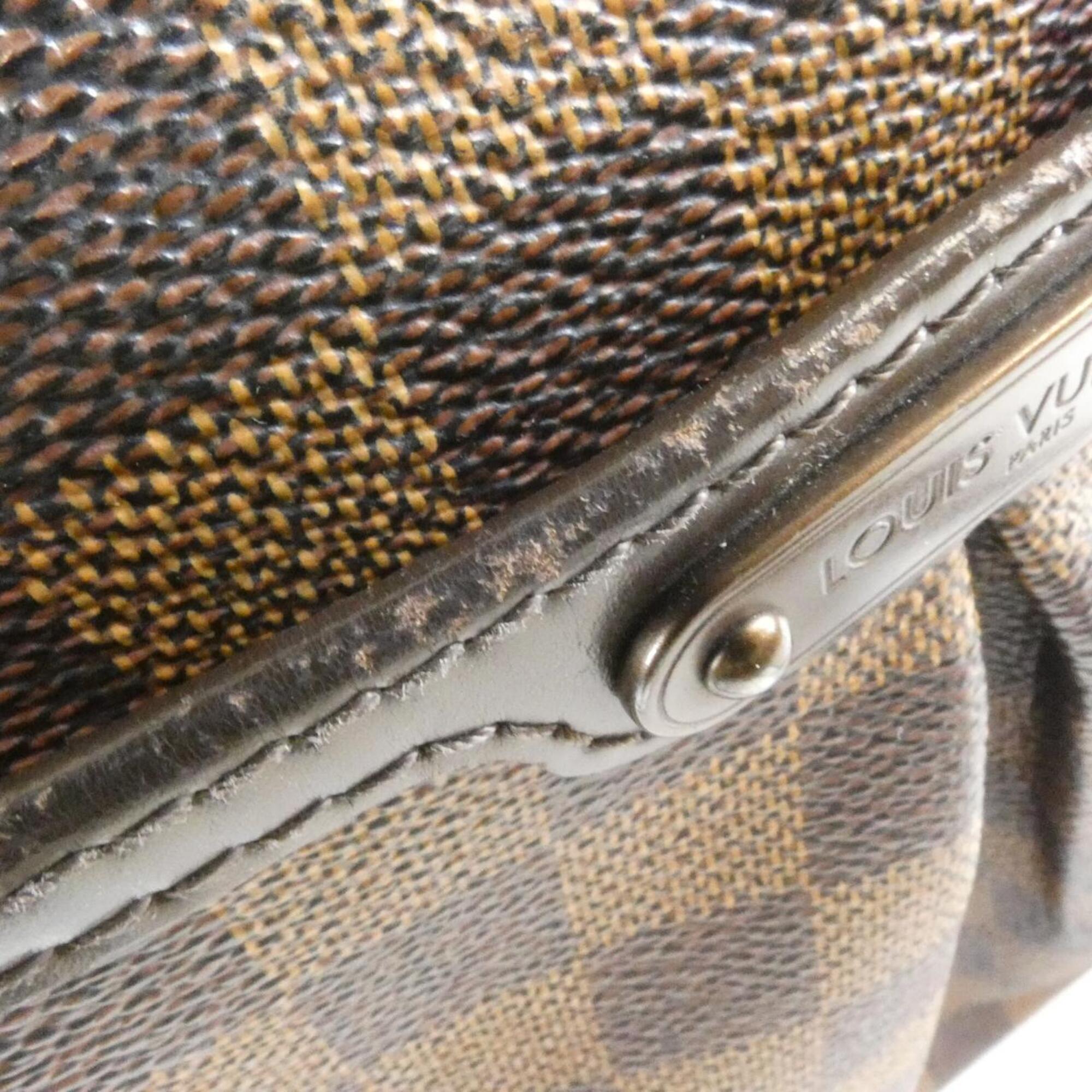 Louis Vuitton Damier Damier Canvas Ebene Damier Canvas Shoulder Bag (Pre-Owned)