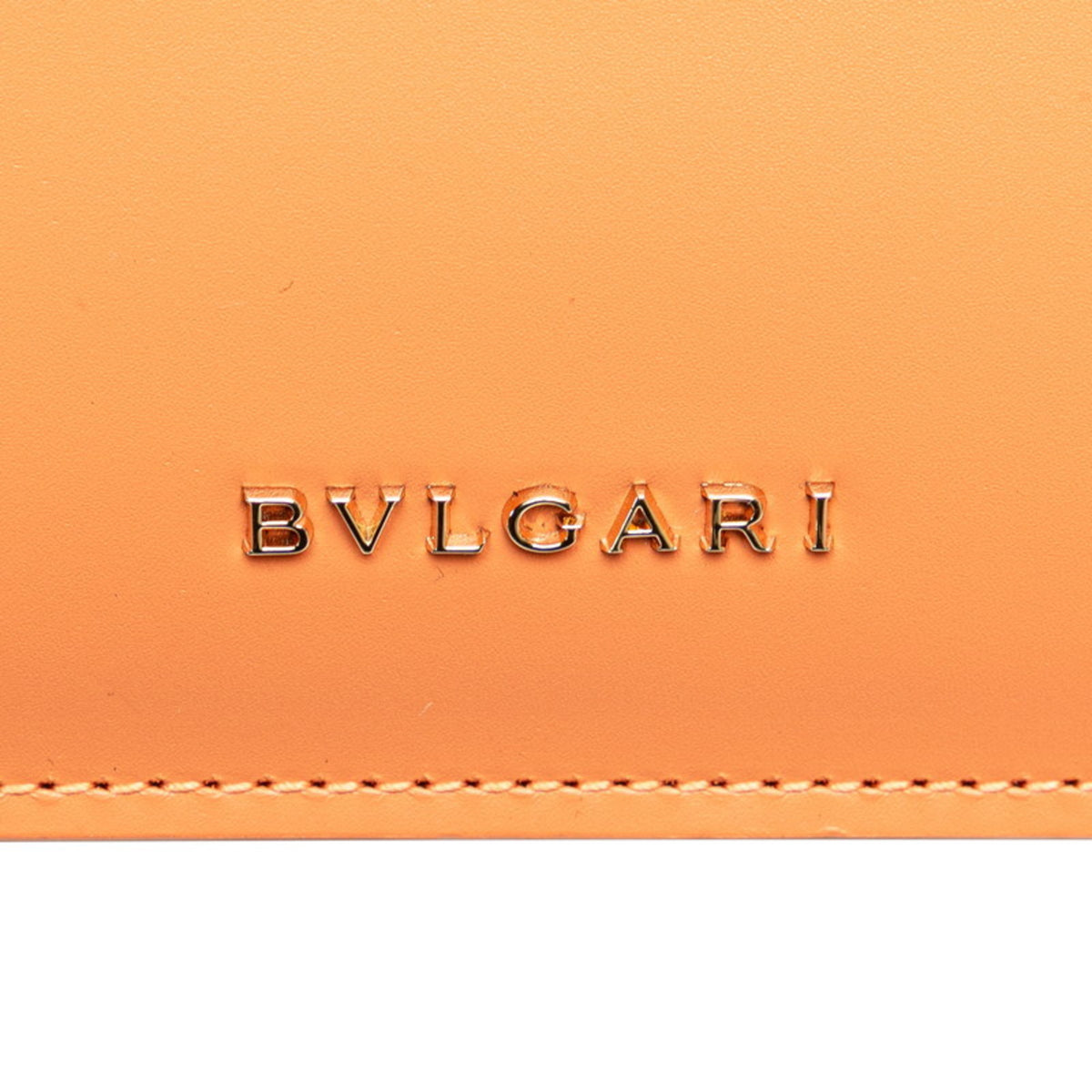 Bvlgari Orange Leather Handbag Shoulder Bag (Pre-Owned)