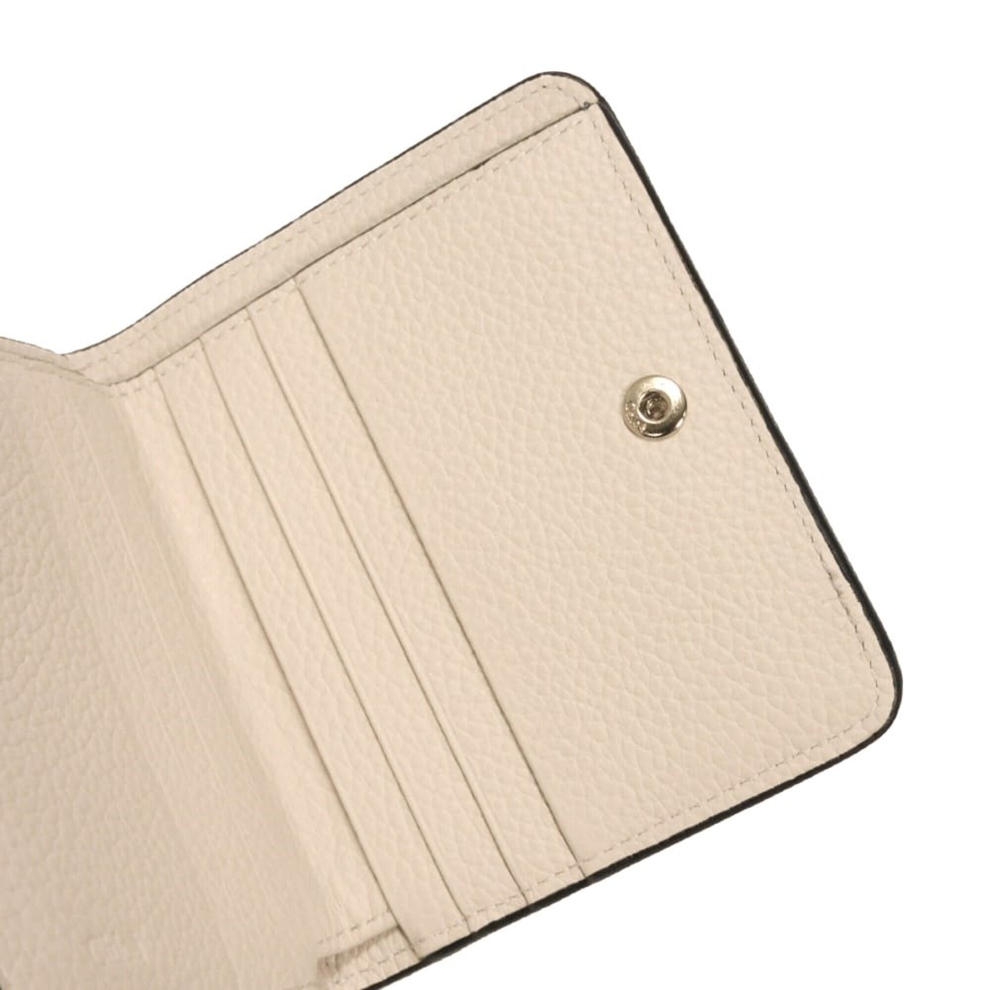 Chloé White Leather Wallet (Bi-Fold) (Pre-Owned)