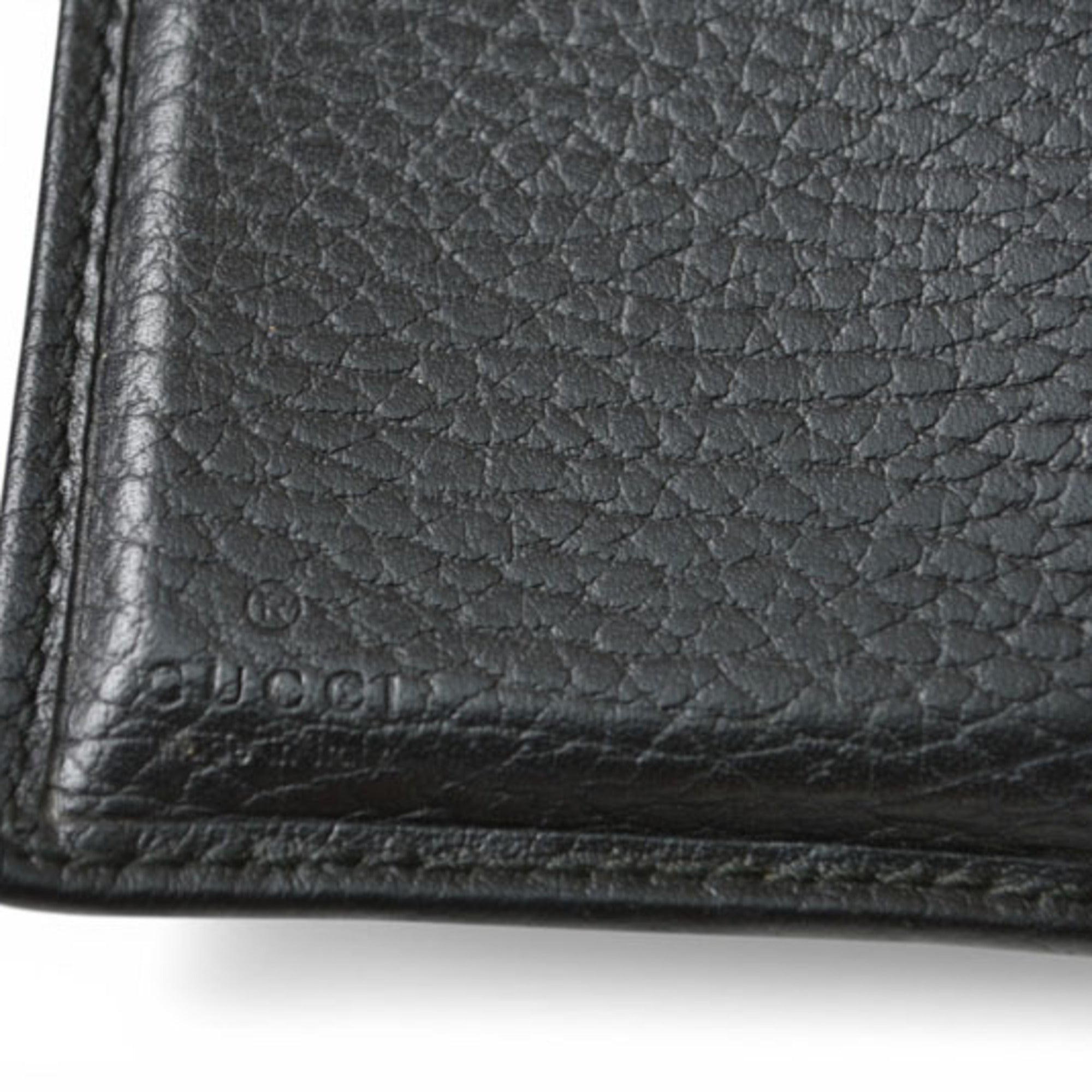 Gucci Black Leather Wallet (Tri-Fold) (Pre-Owned)