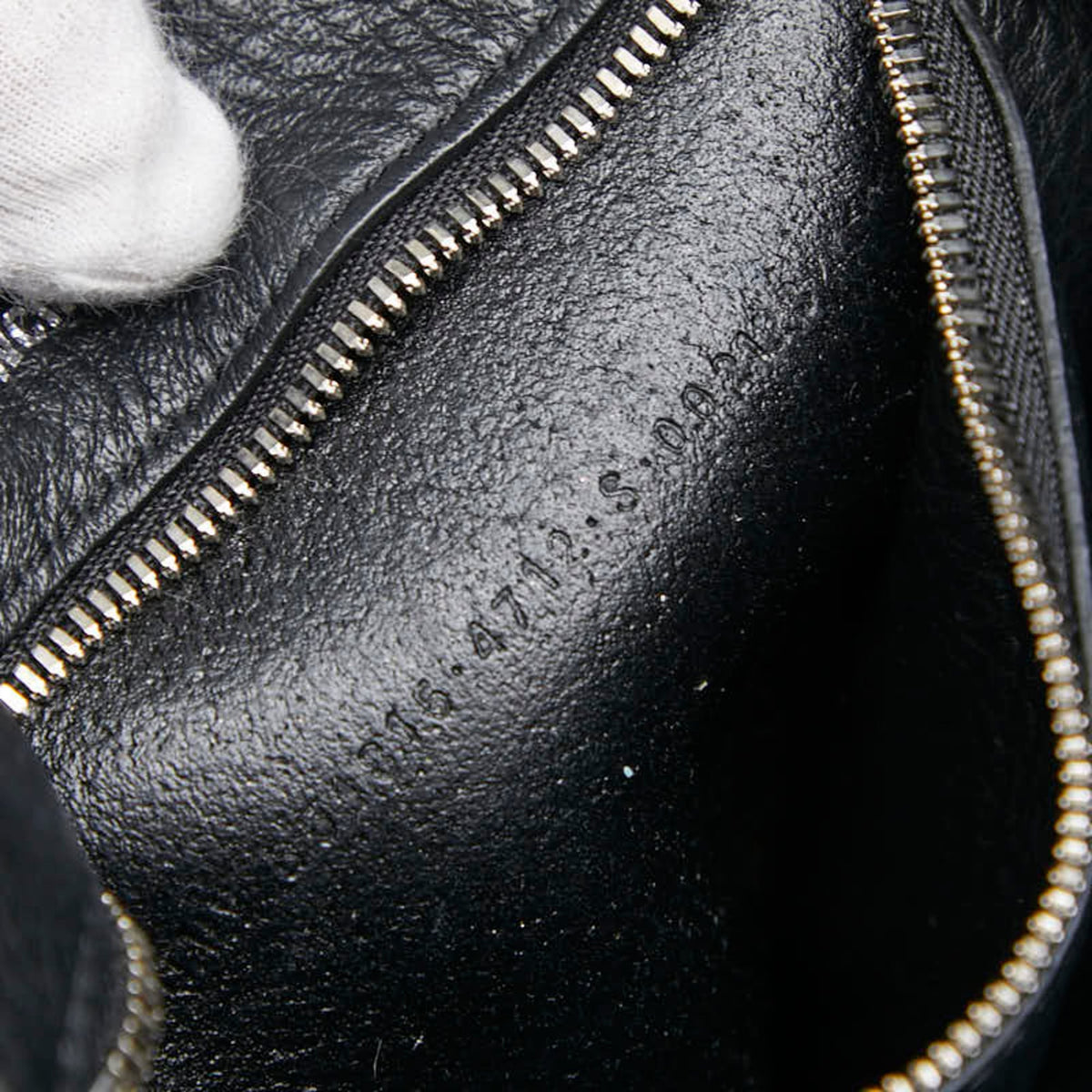 Balenciaga Blue Leather Shoulder Bag Tote Bag (Pre-Owned)