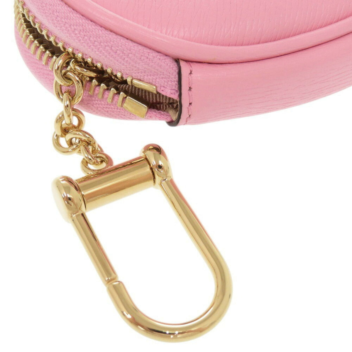 Gucci Pink Leather Coin Purse/Coin Case (Pre-Owned)