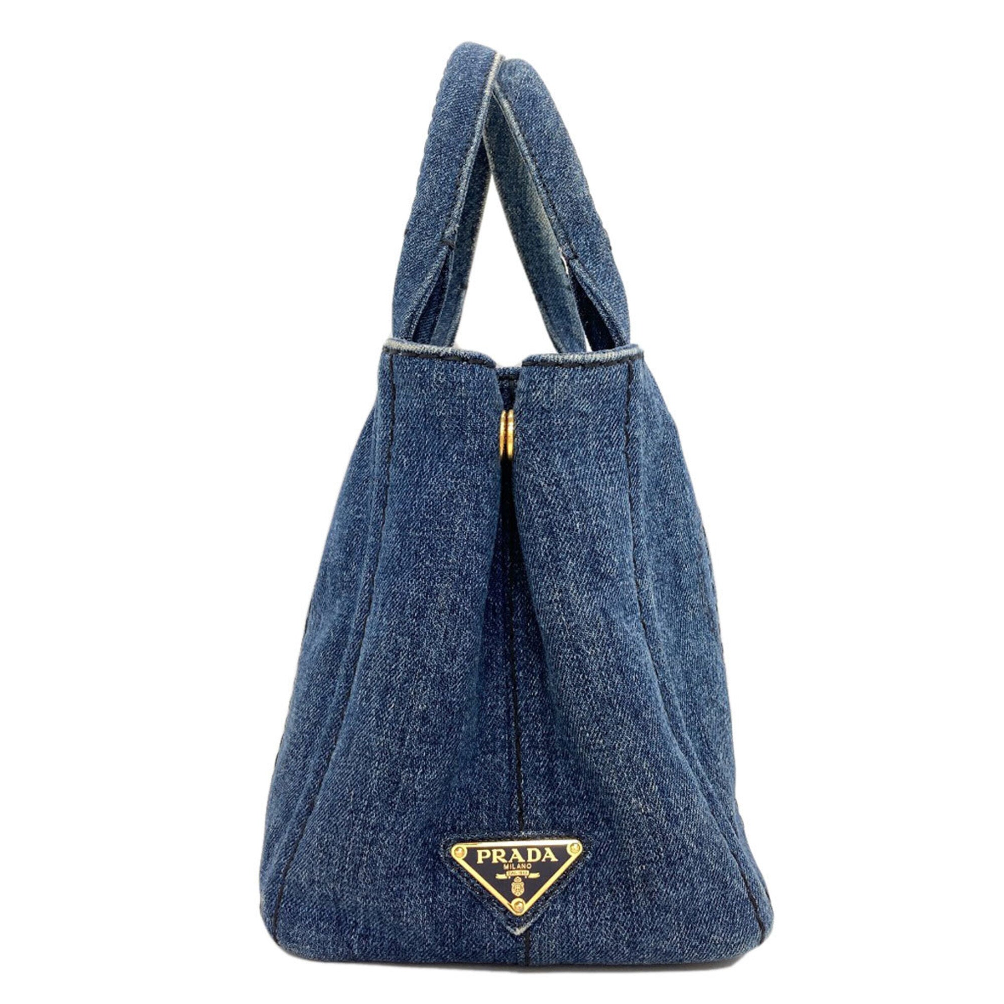 Prada Blue Denim Handbag (Pre-Owned)