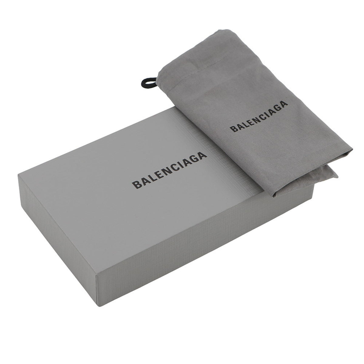 Balenciaga Black Leather Long Wallet (Bi-Fold) (Pre-Owned)