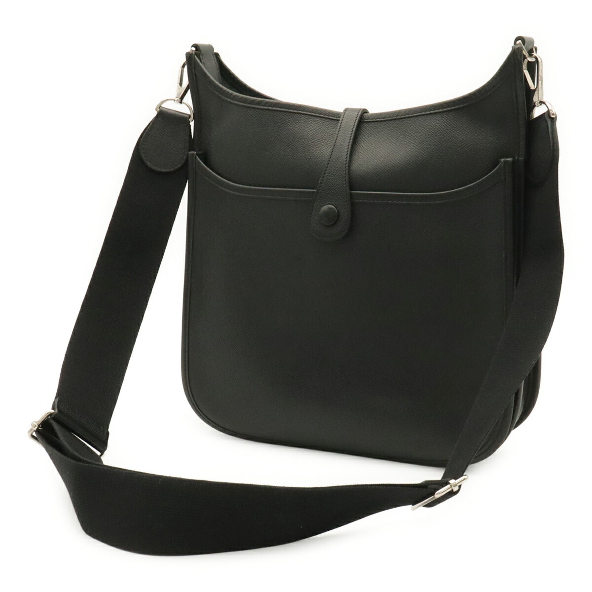 Hermes Black Epsom Leather Shoulder Bag (Pre-Owned)