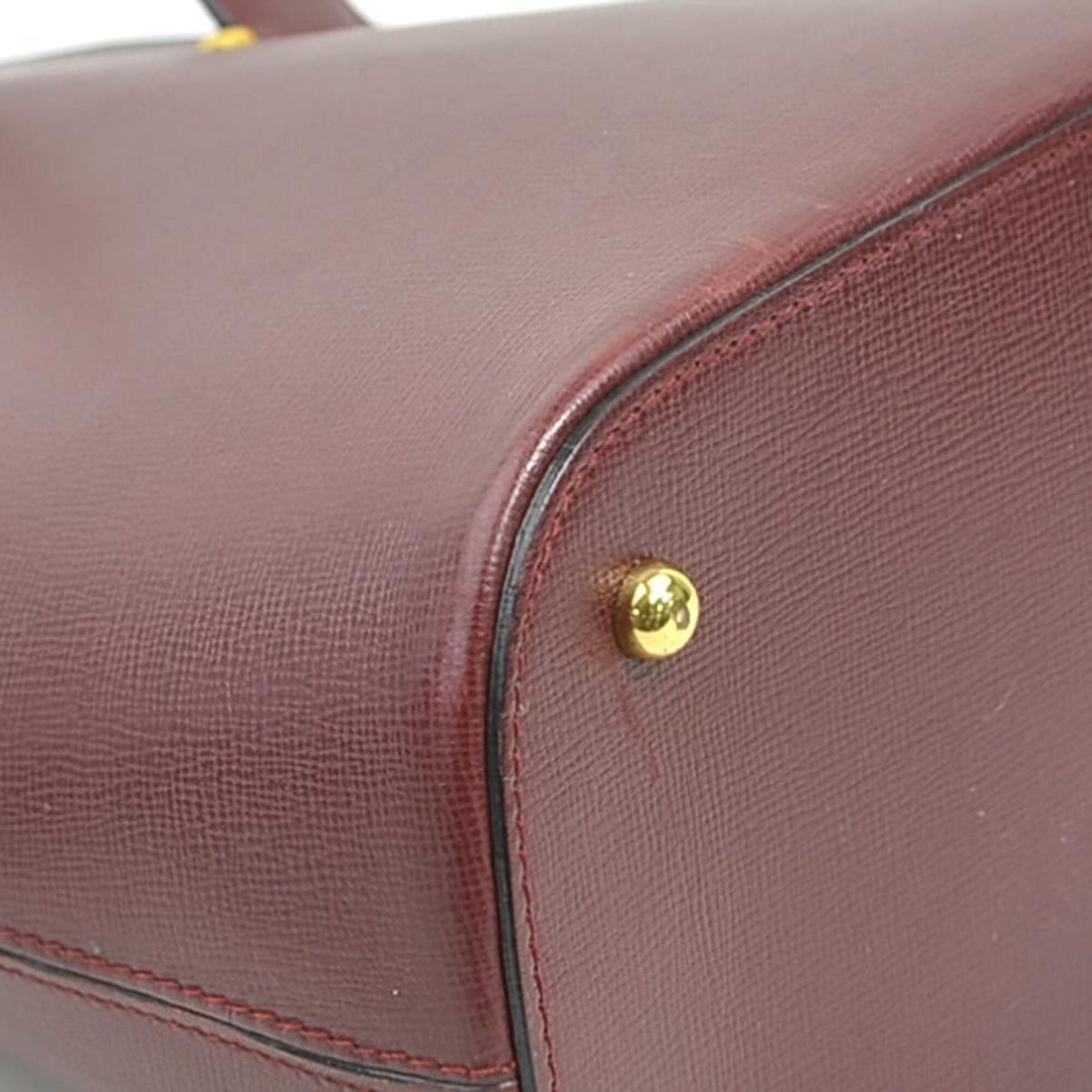 Cartier Leather Handbag (Pre-Owned)