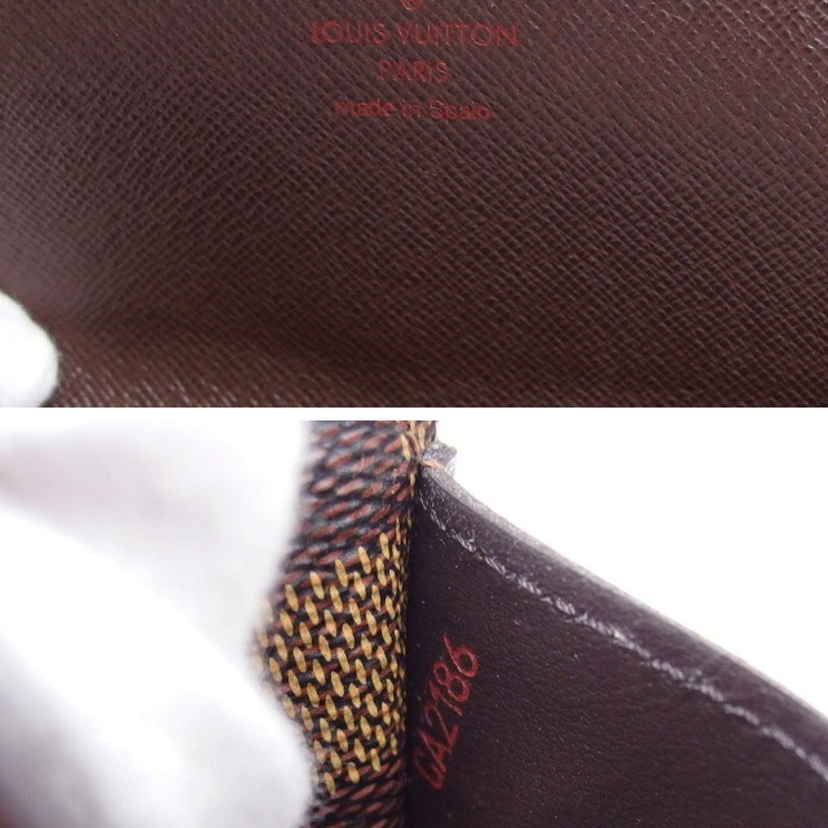 Louis Vuitton Damier Damier Canvas Long Wallet (Bi-Fold) (Pre-Owned)