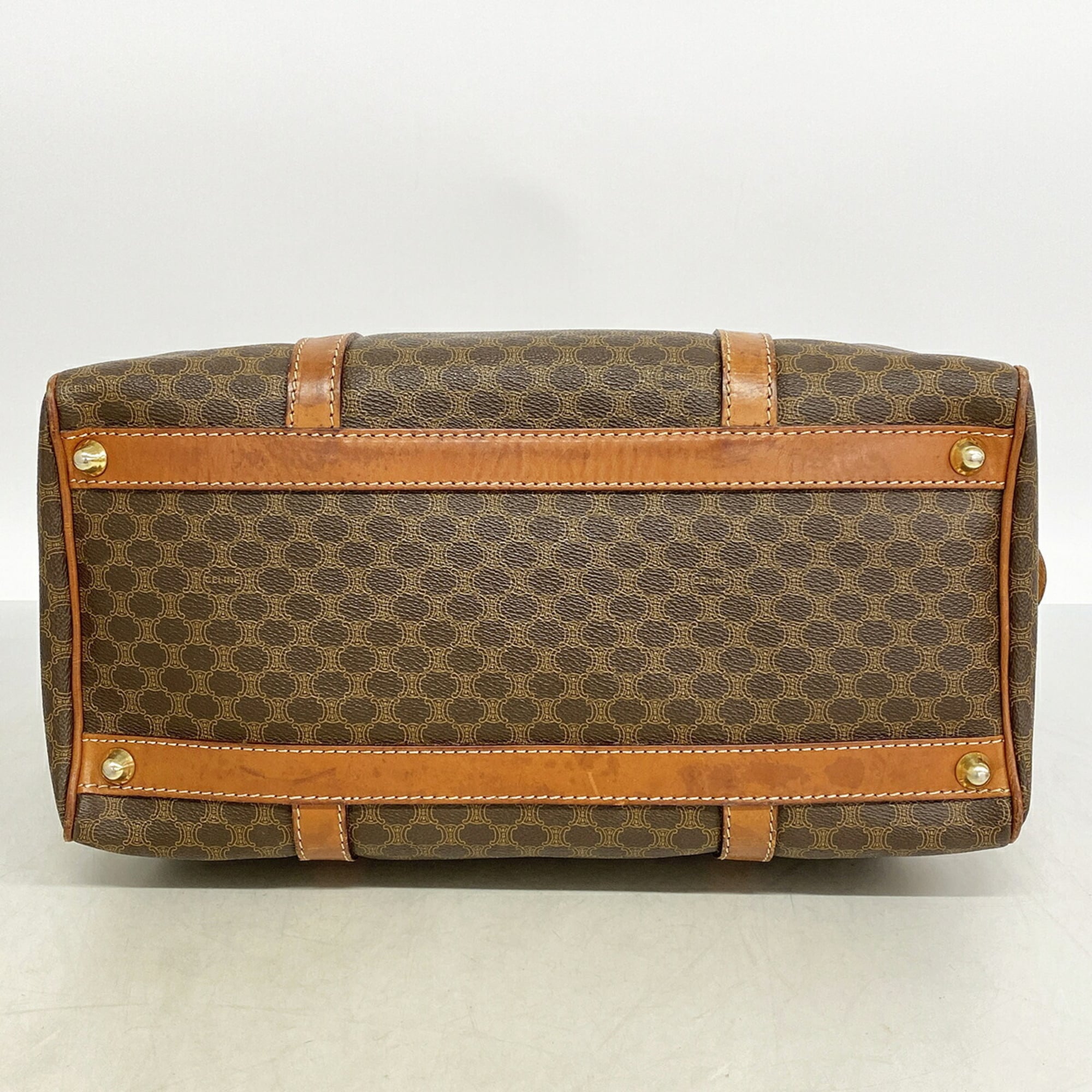 Celine Brown Pvc Handbag (Pre-Owned)