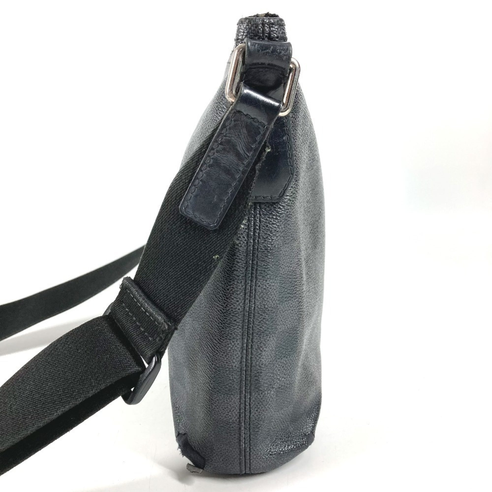 Louis Vuitton Black Damier Graphite Shoulder Bag (Pre-Owned)