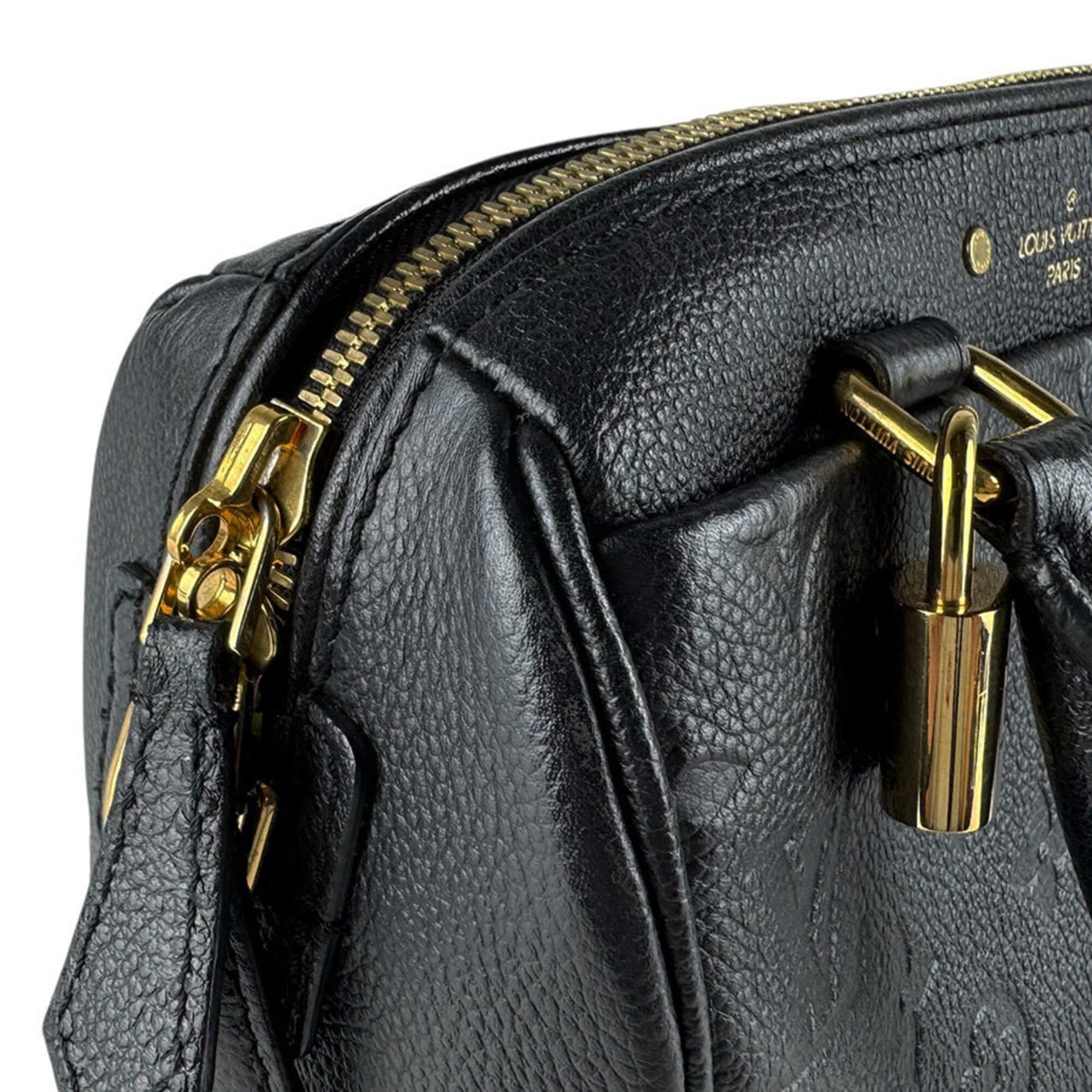 Louis Vuitton Noir Monogram Empreinte Handbag Shoulder Bag (Pre-Owned)