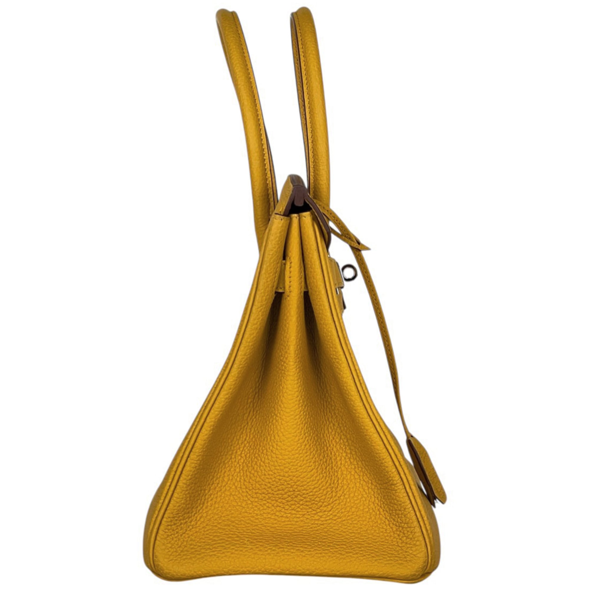 Hermes Birkin Yellow Togo Leather Handbag (Pre-Owned)