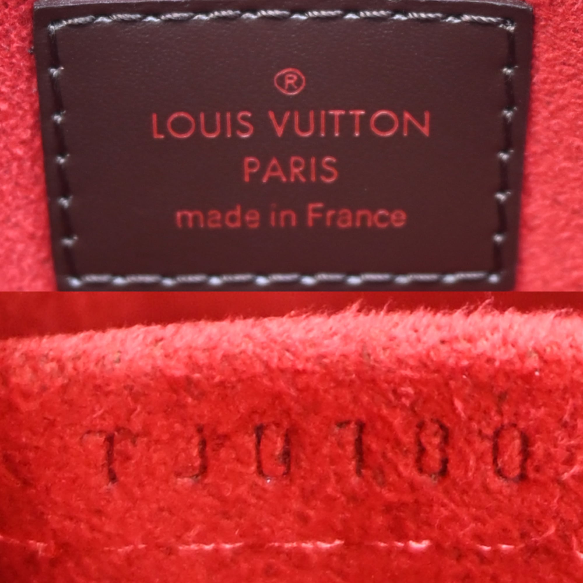Louis Vuitton Brown Damier Canvas Ebene Handbag (Pre-Owned)