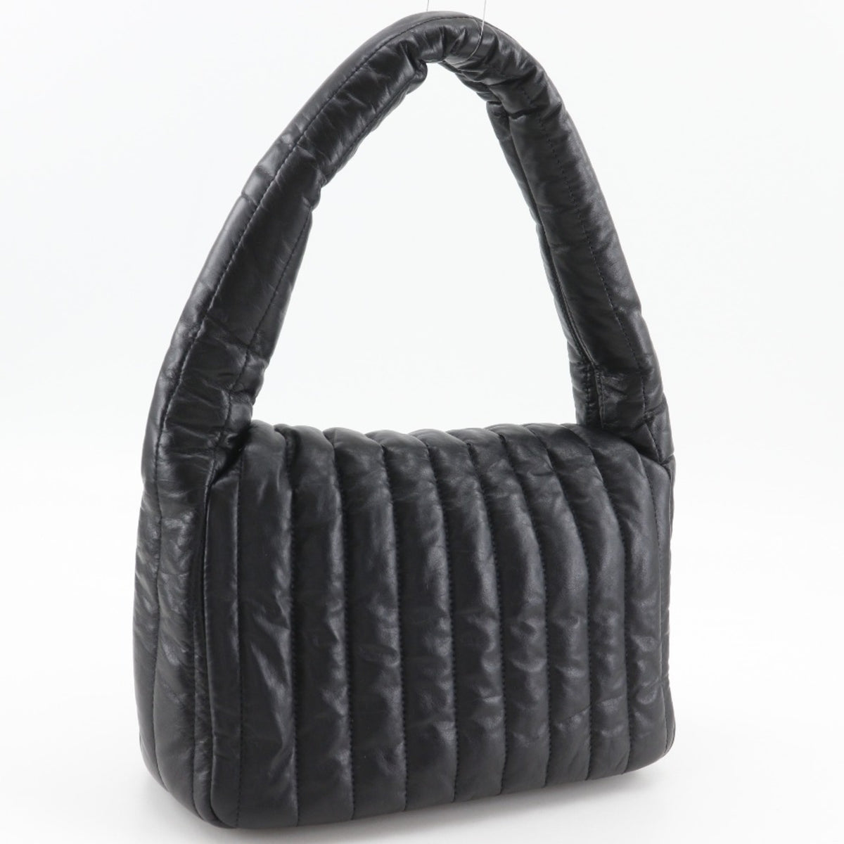 Balenciaga Black Leather Shoulder Bag (Pre-Owned)