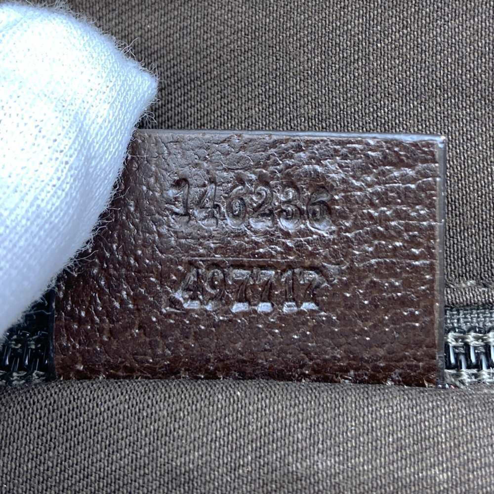 Gucci Gg Canvas Brown Gg Canvas Shoulder Bag (Pre-Owned)