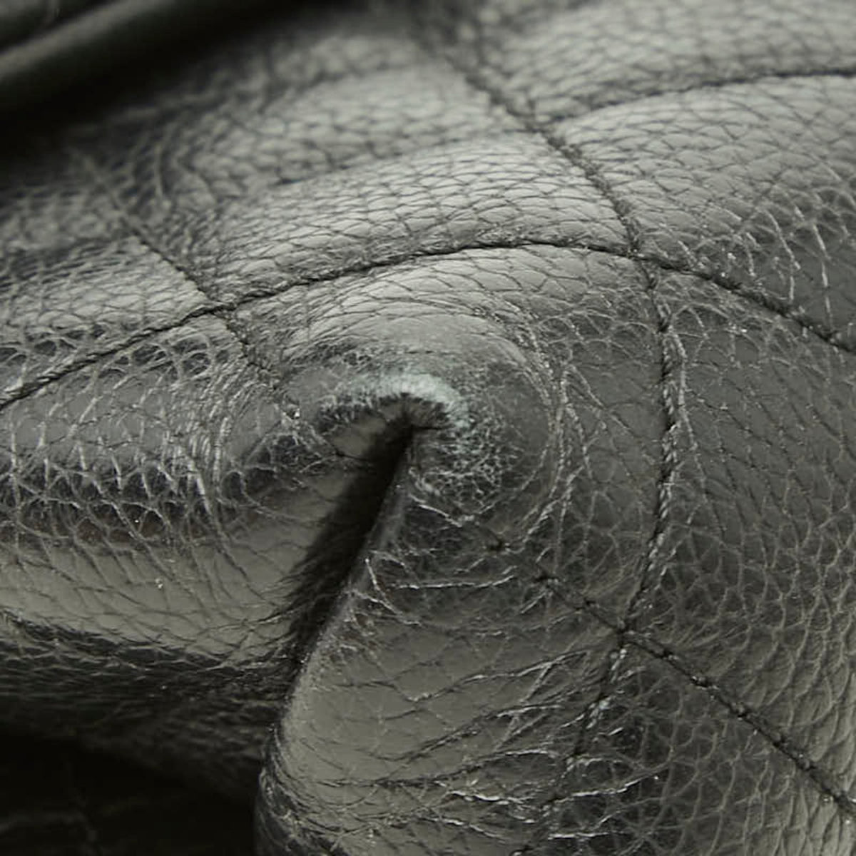 Chanel Black Leather Pouch (Pre-Owned)