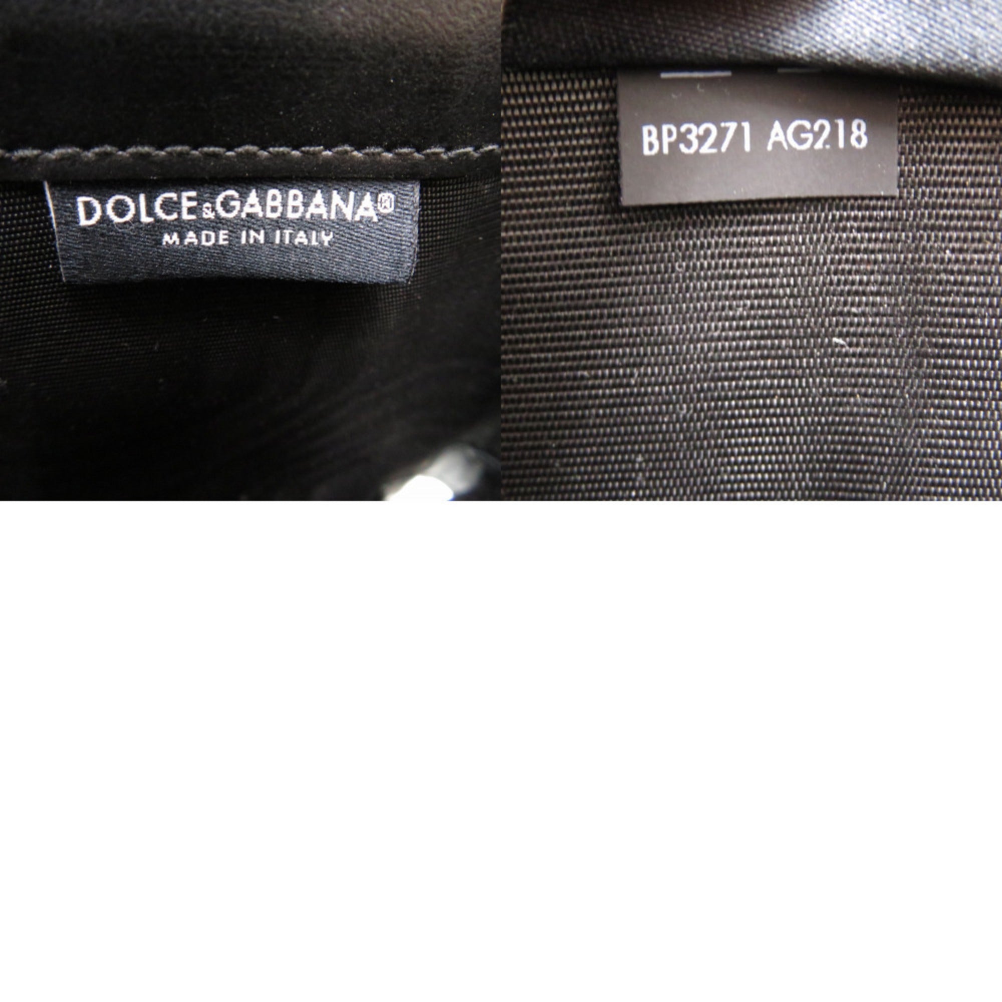 Dolce & Gabbana Black Leather Wallet (Tri-Fold) (Pre-Owned)