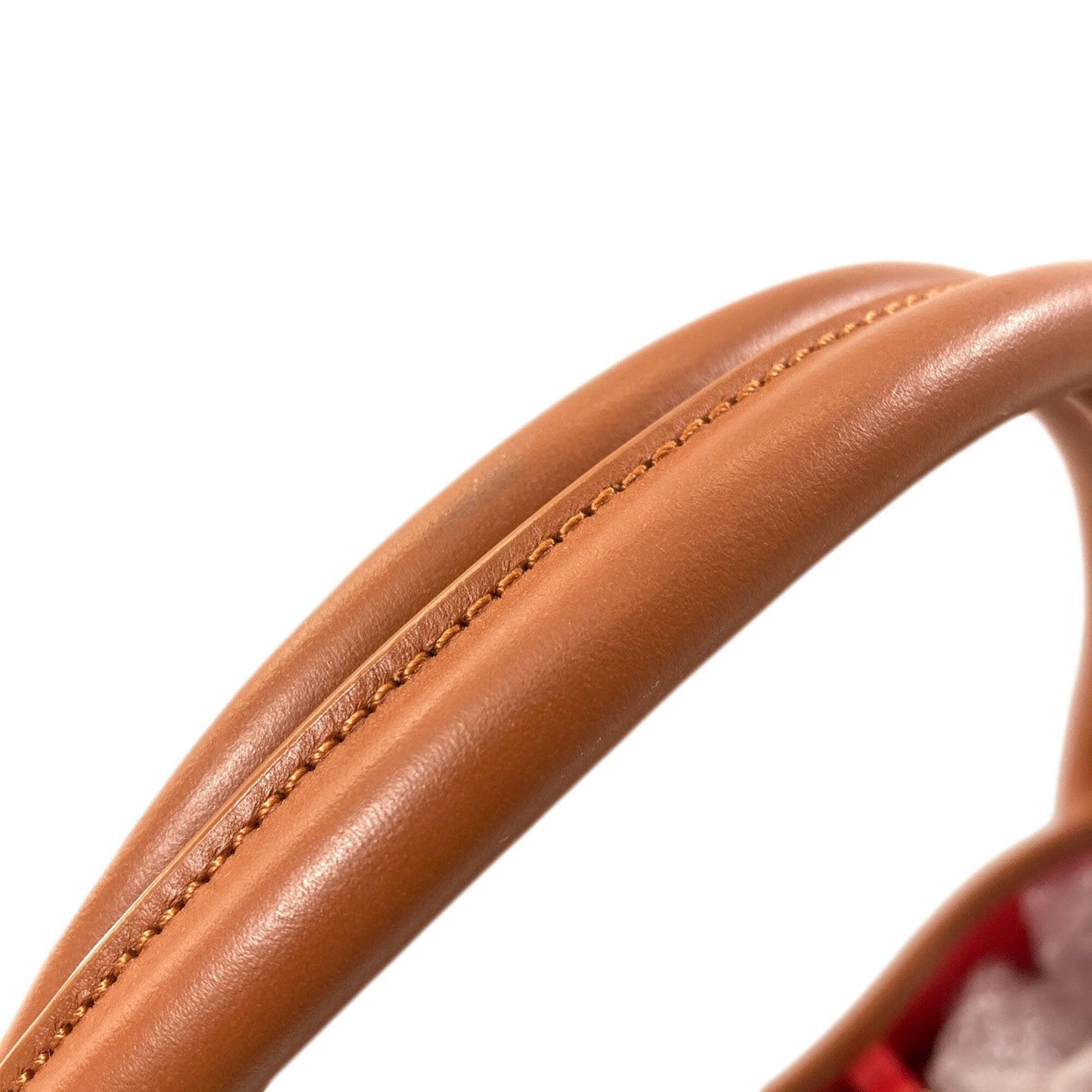 Christian Louboutin Brown Leather Tote Bag (Pre-Owned)