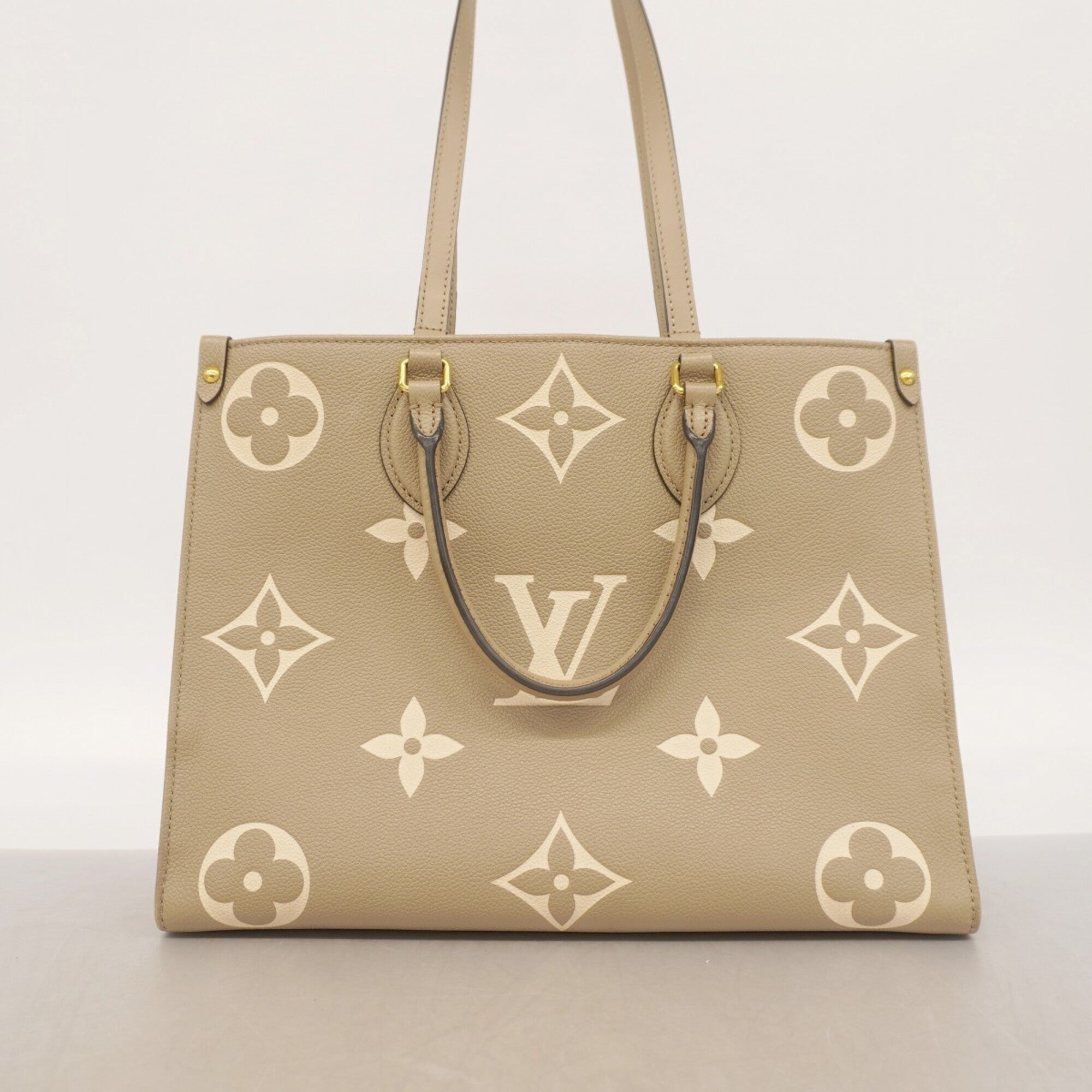 Louis Vuitton Cream Tourterelle Tote Bag (Pre-Owned)
