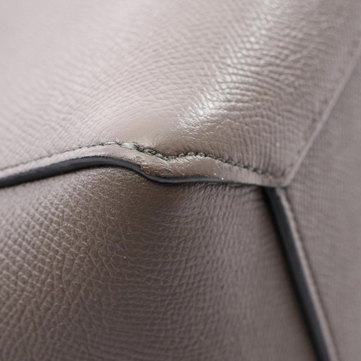 Celine Gray Leather Handbag (Pre-Owned)