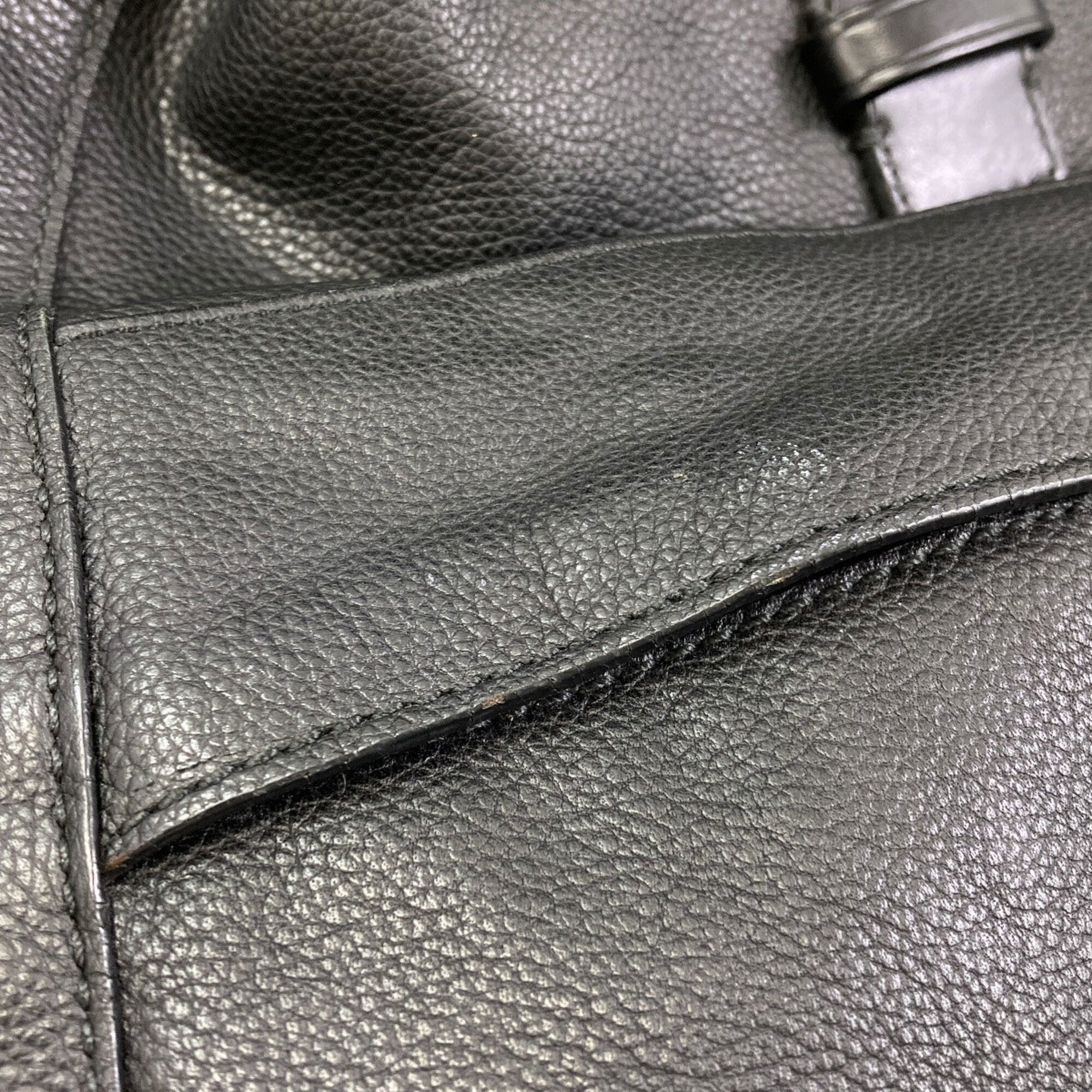 Coach Black Leather Backpack (Pre-Owned)