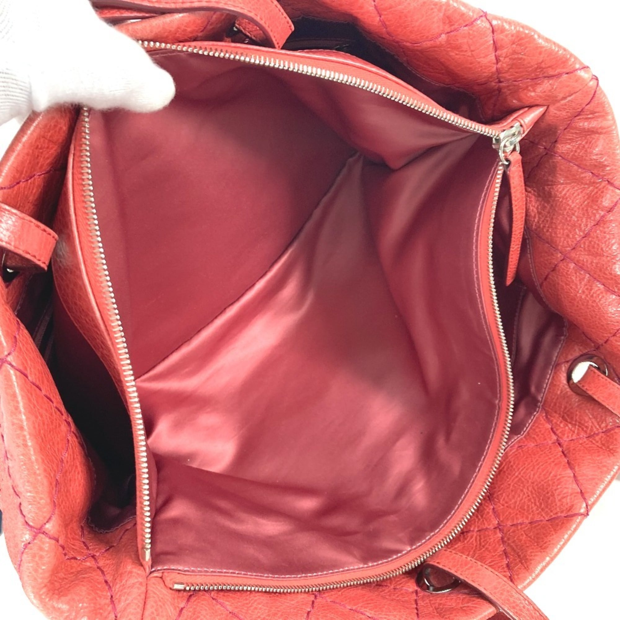 Chanel On The Road Pink Caviar Leather Shoulder Bag Tote Bag (Pre-Owned)