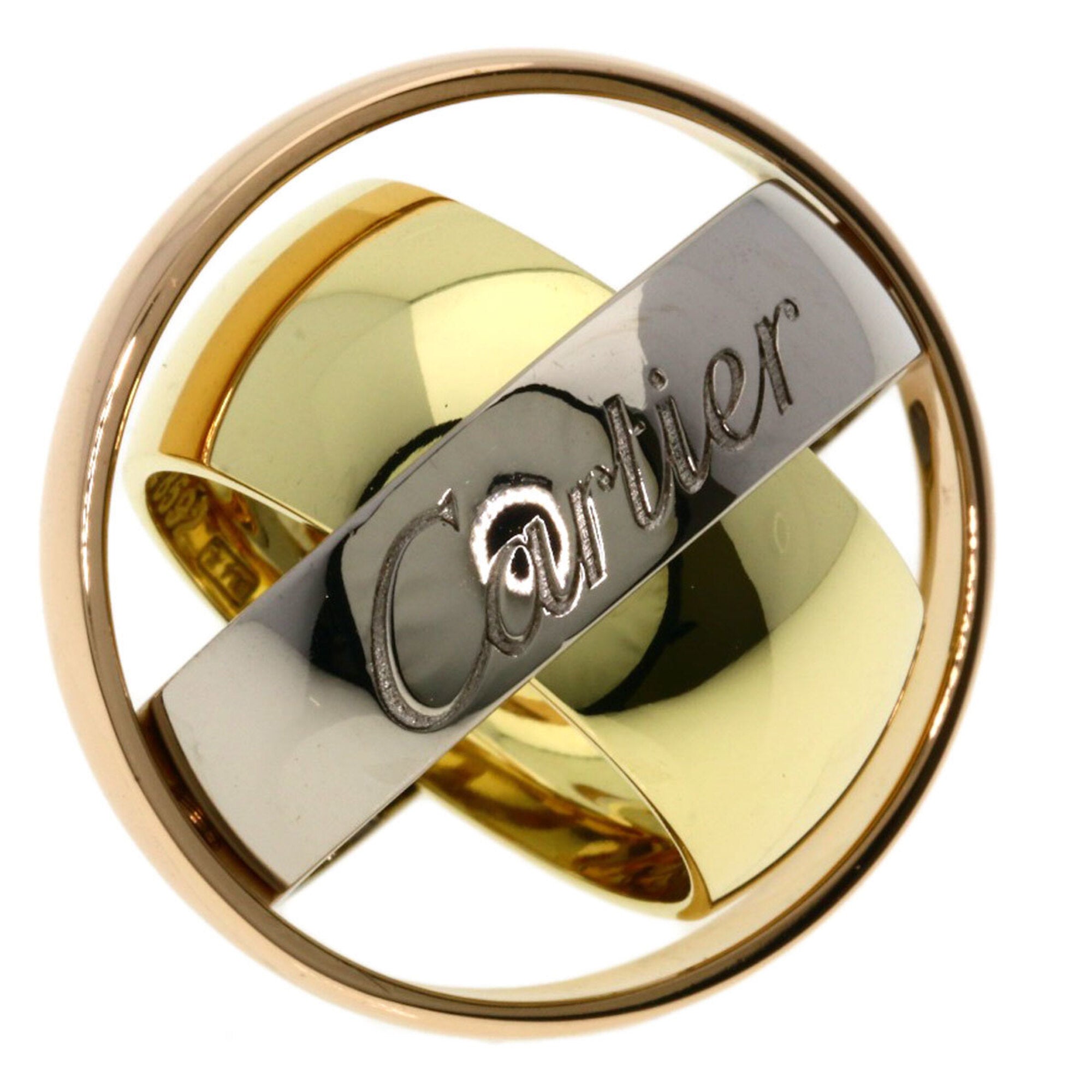 Cartier Trinity Yellow Gold (18K) Pink Gold (18K) White Gold (18K) Band Ring (Pre-Owned)