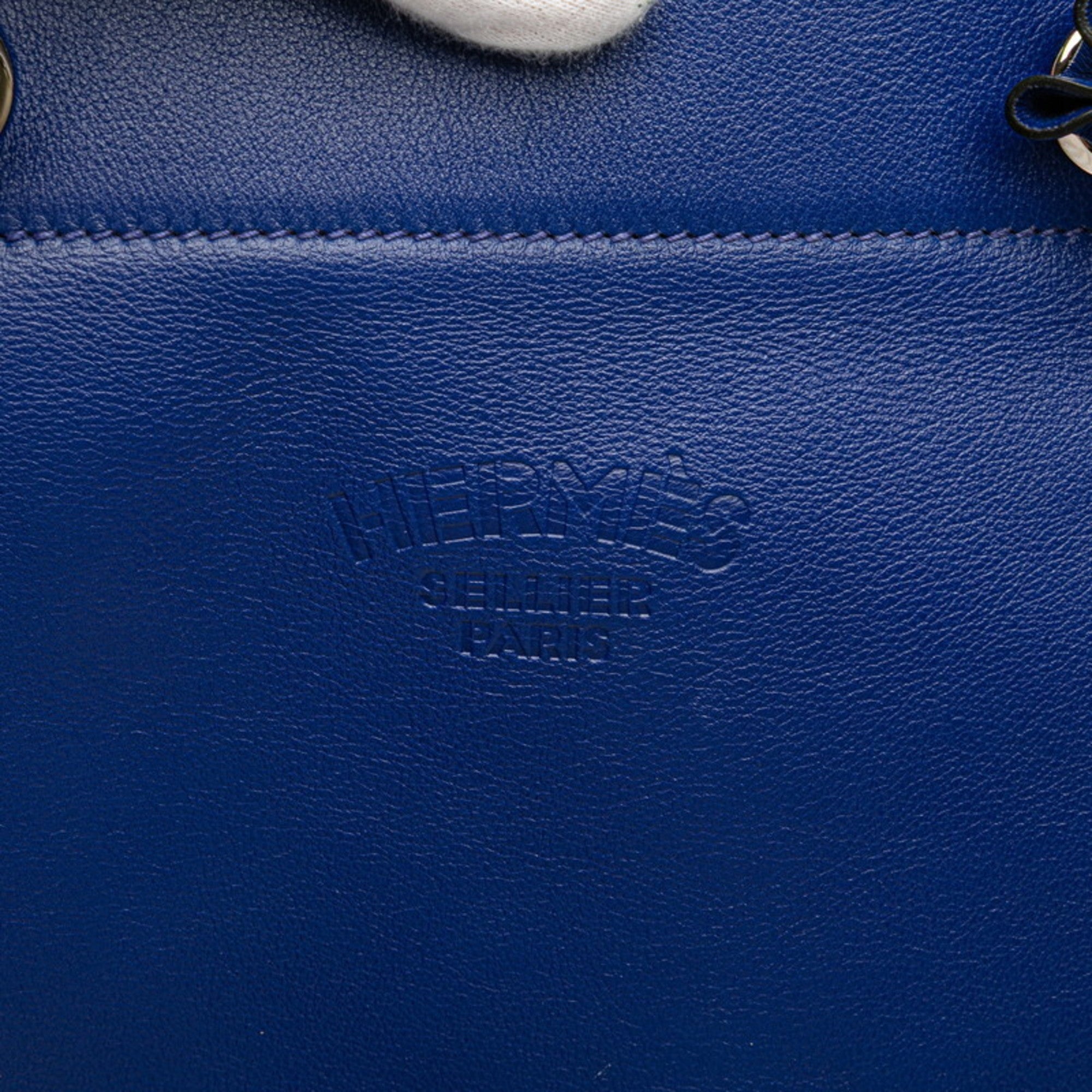 Hermes Blue Swift Leather Shoulder Bag (Pre-Owned)