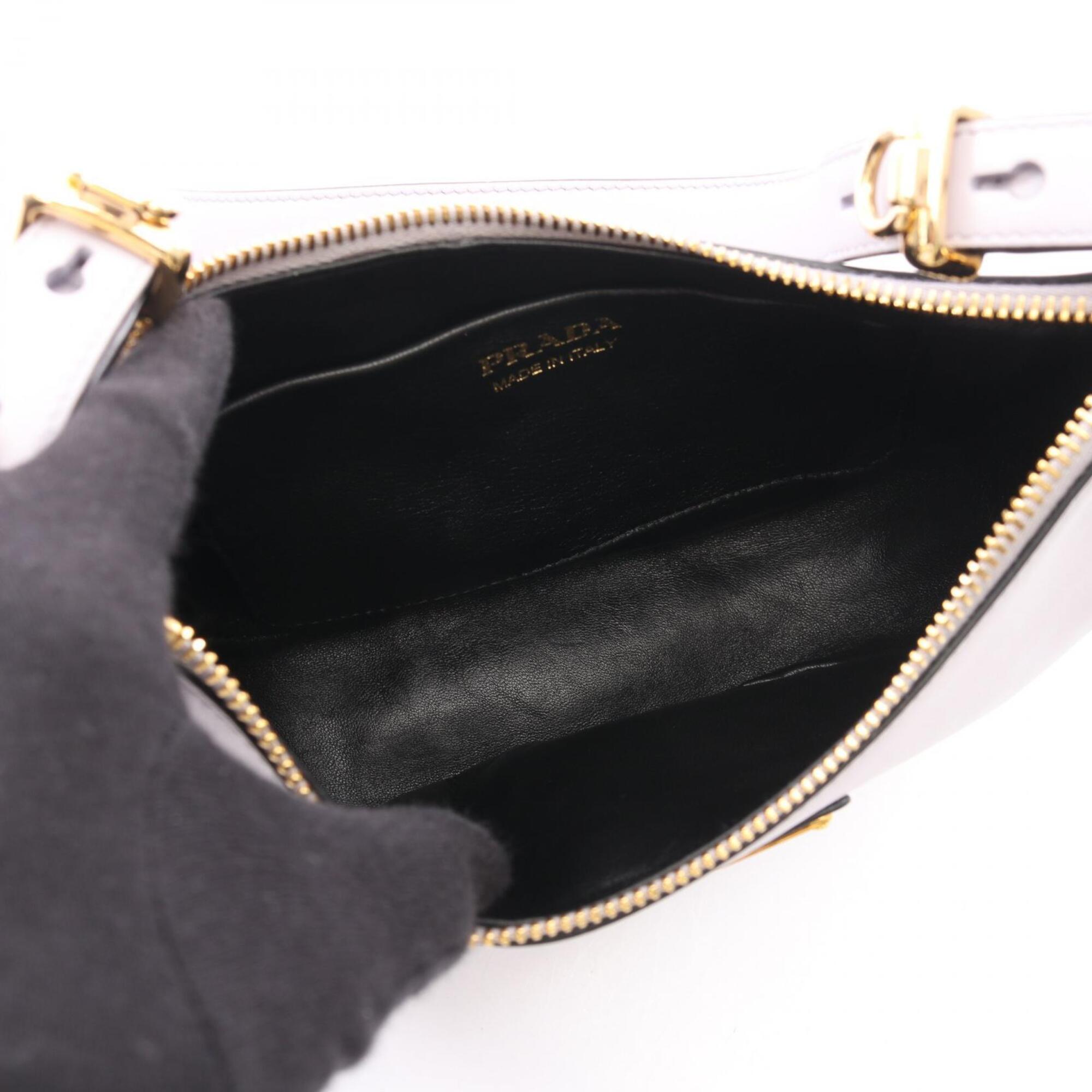 Prada Purple Leather Handbag (Pre-Owned)