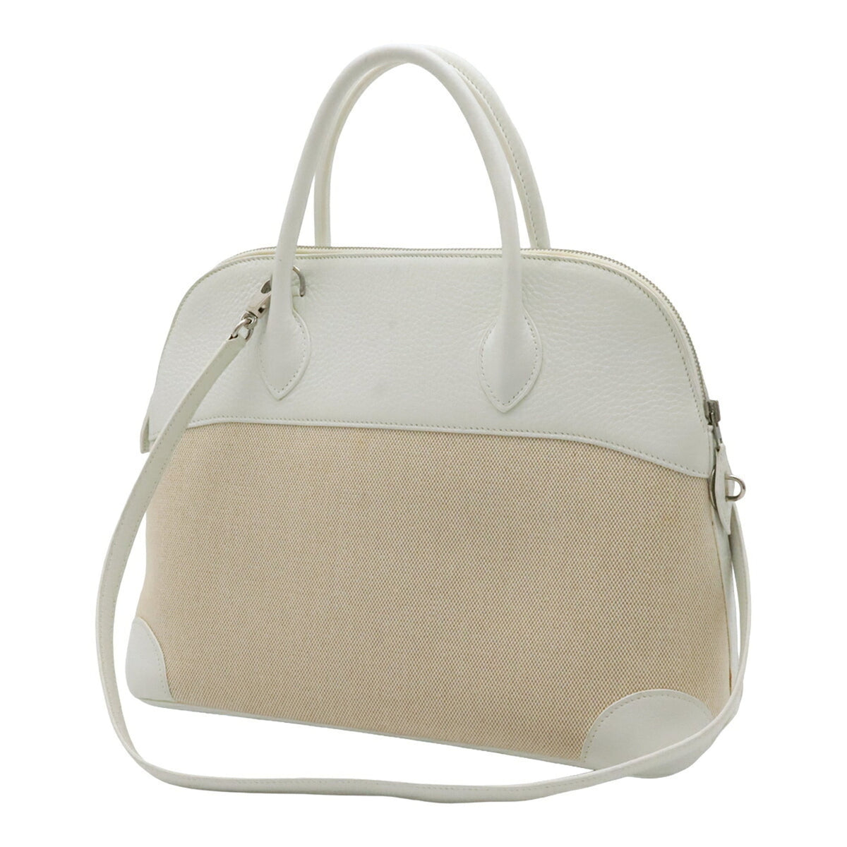 Hermes Beige Handbag Shoulder Bag (Pre-Owned)