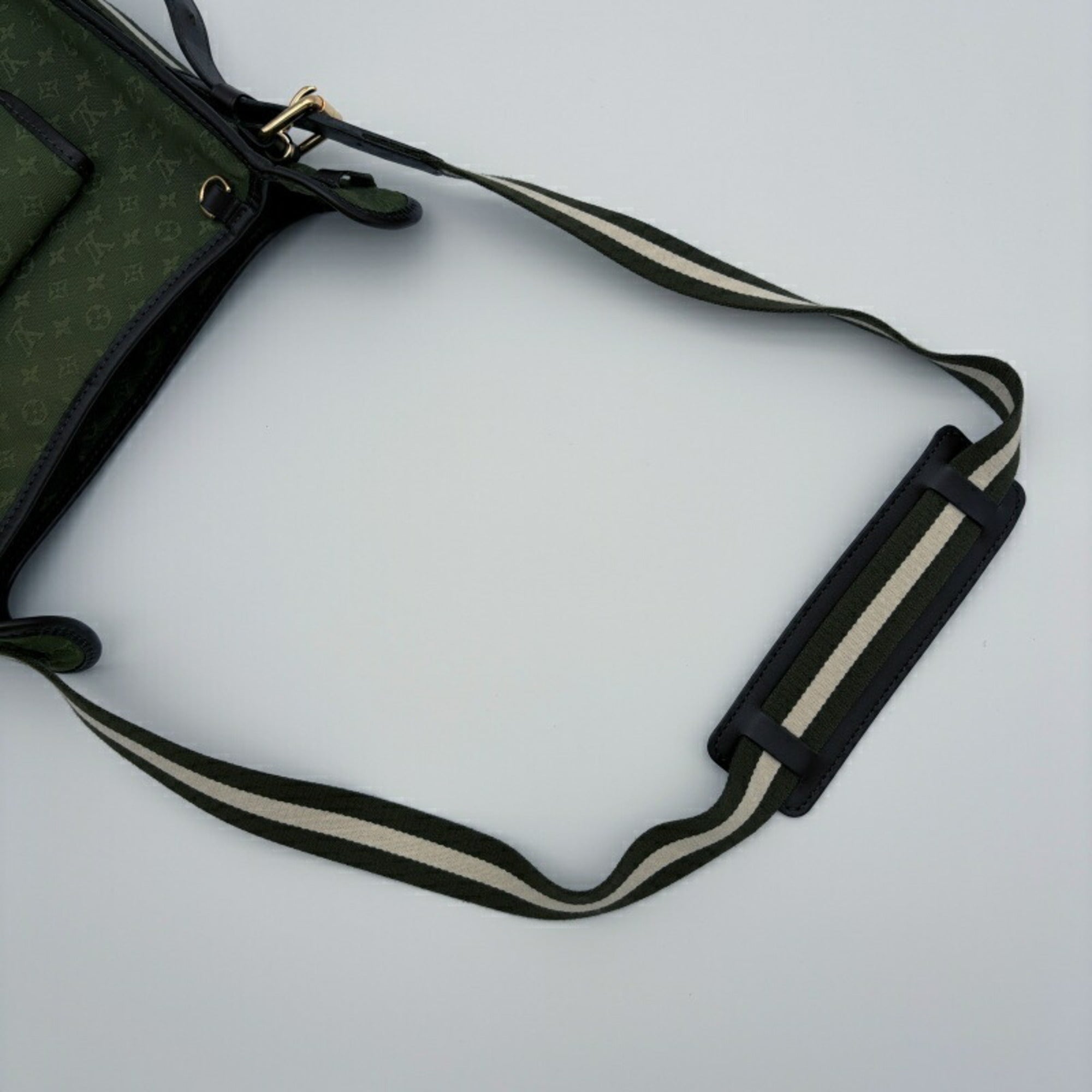 Louis Vuitton Khaki Monogram Mini Shoulder Bag (Pre-Owned)