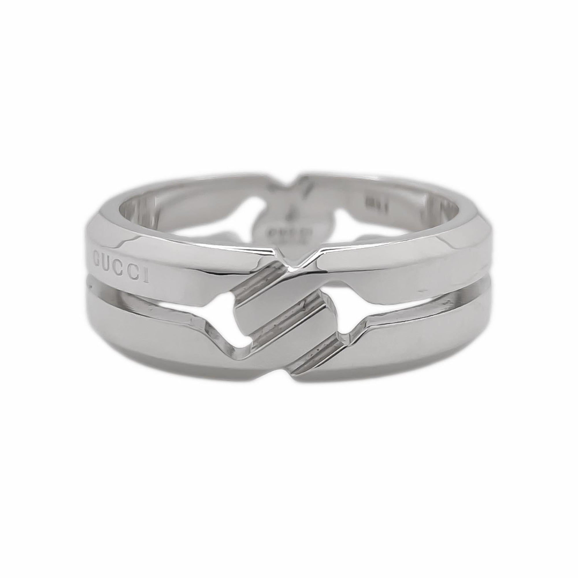 Gucci Silver Silver 925 Band Ring (Pre-Owned)