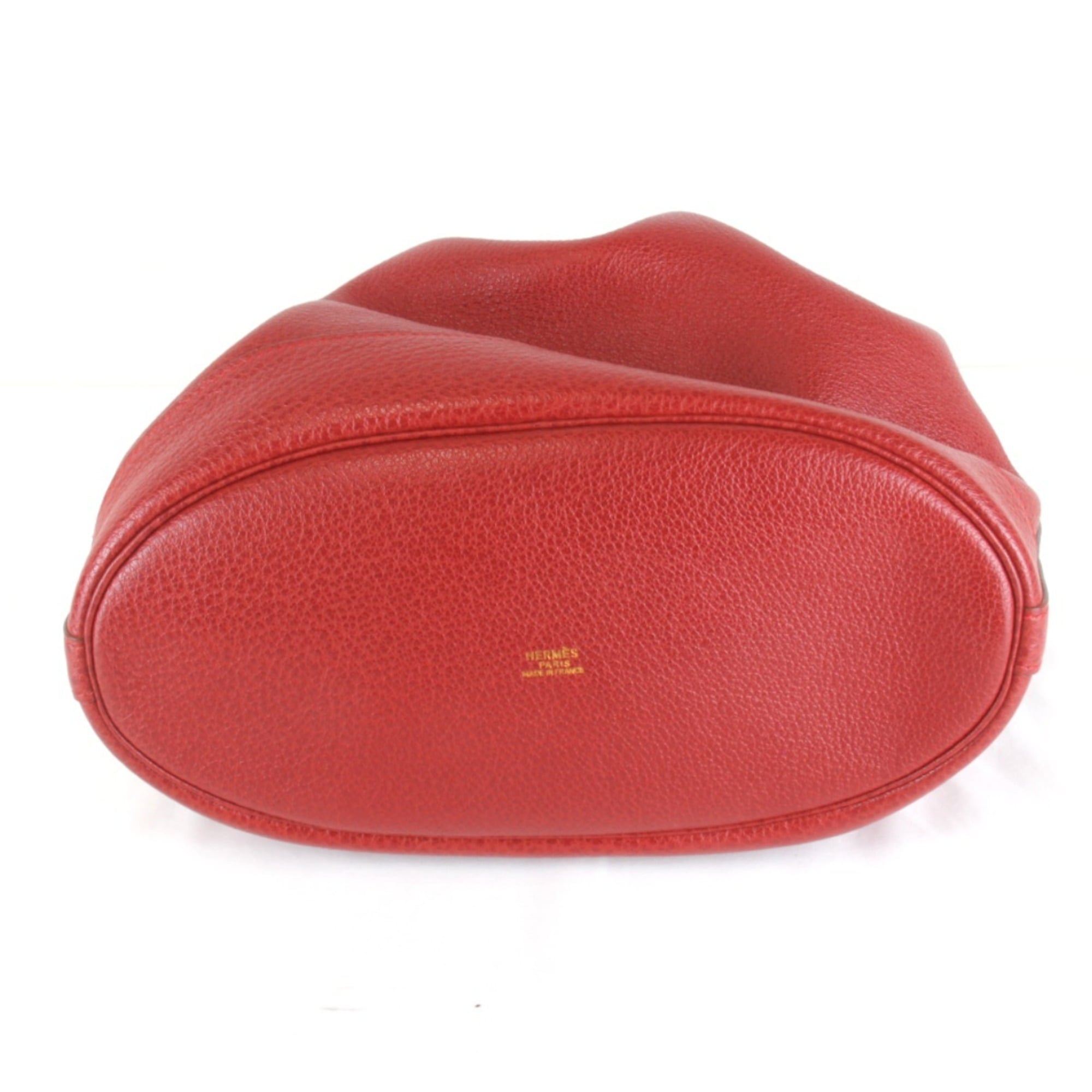 Hermes Red Color Leather Shoulder Bag (Pre-Owned)