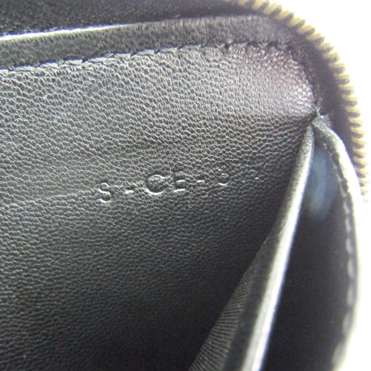 Celine Navy Leather Long Wallet (Bi-Fold) (Pre-Owned)