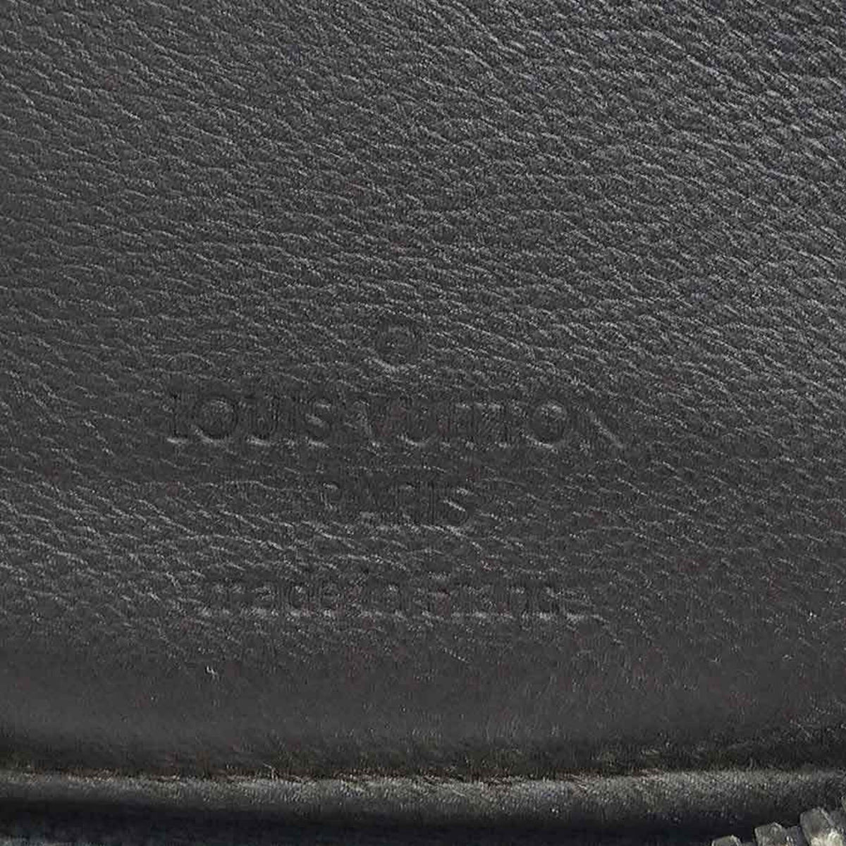 Louis Vuitton Noir Canvas Long Wallet (Bi-Fold) (Pre-Owned)